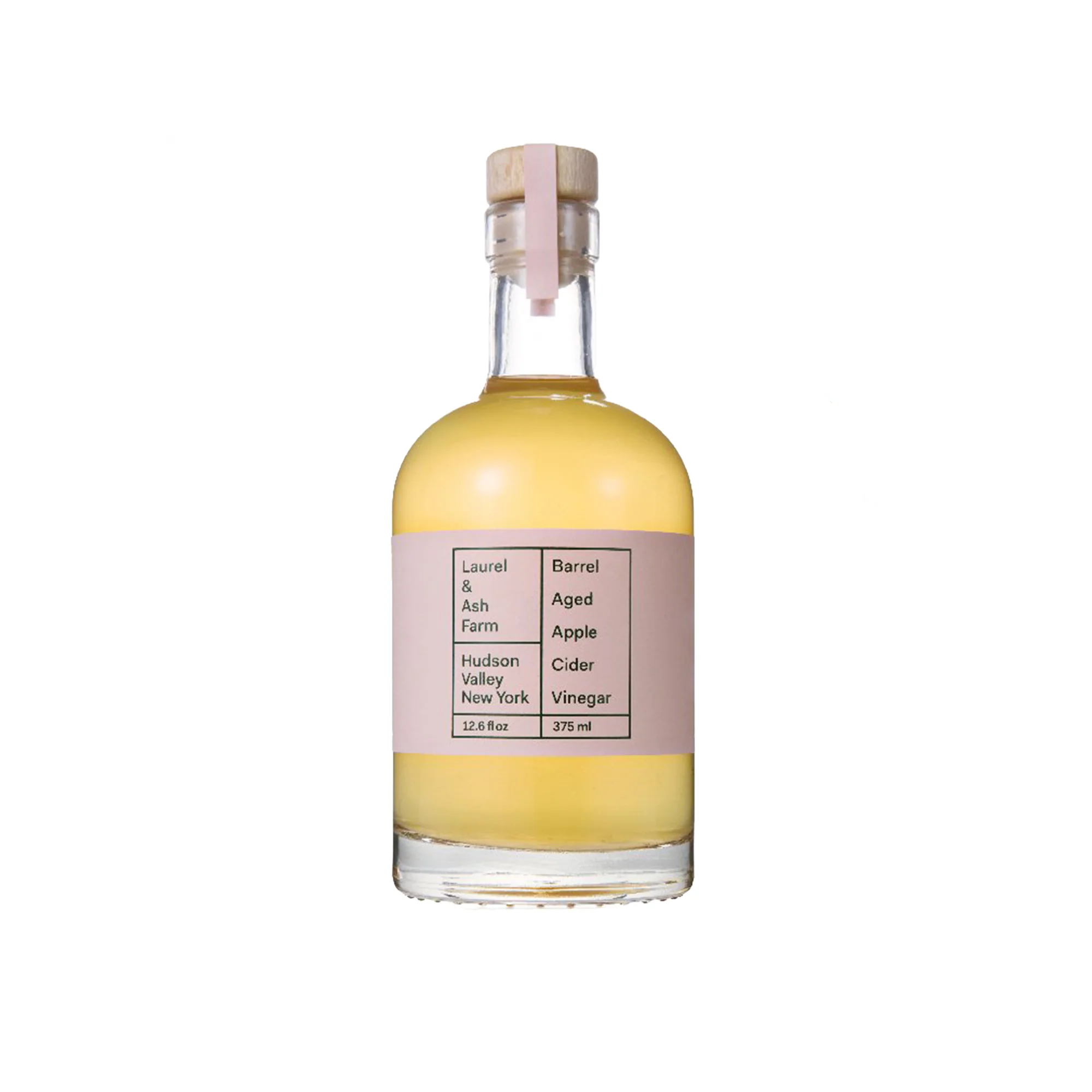 Barrel Aged Apple Cider Vinegar, 375 mL.