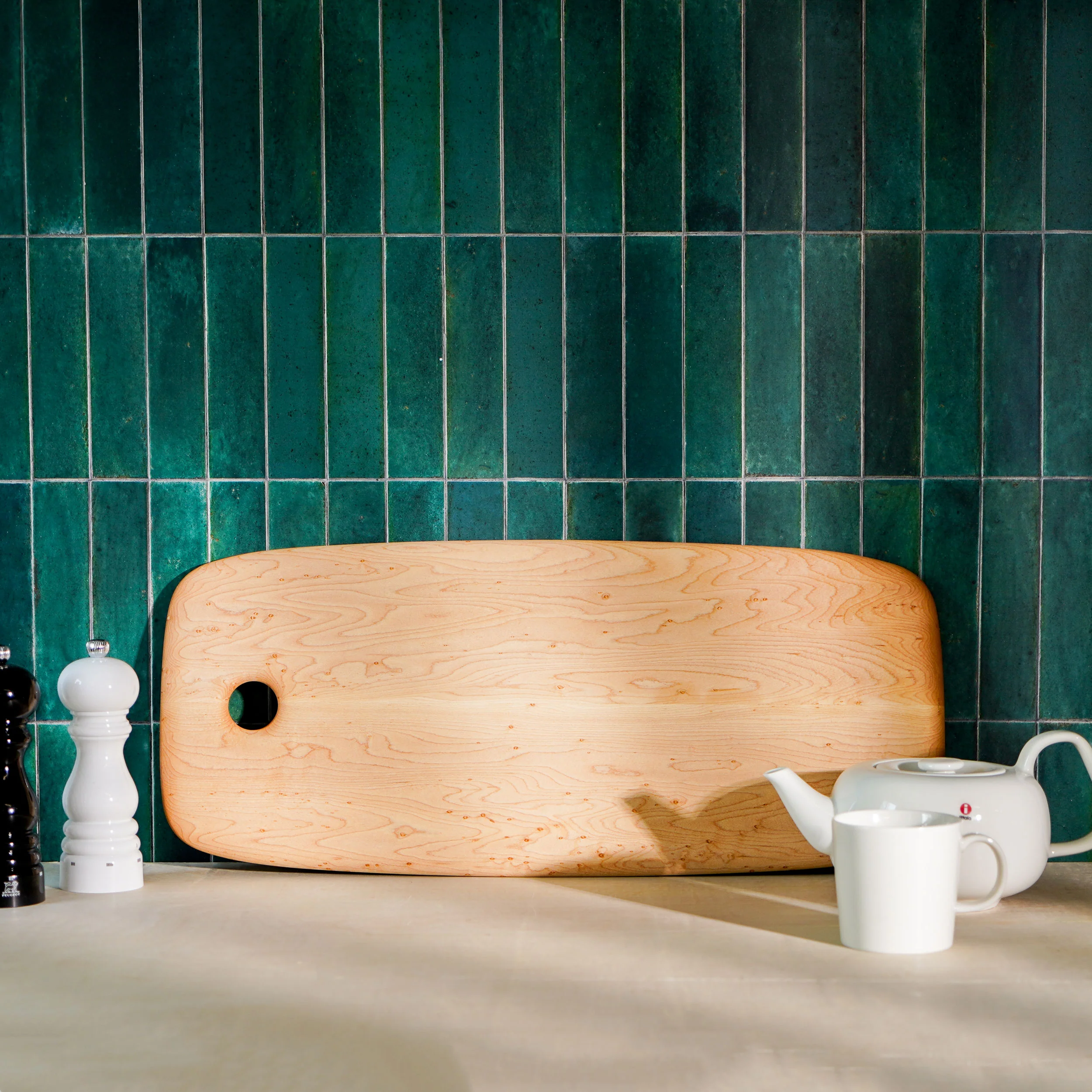 Bird's-Eye Maple Cutting Board, Long Rectangle - Image 3