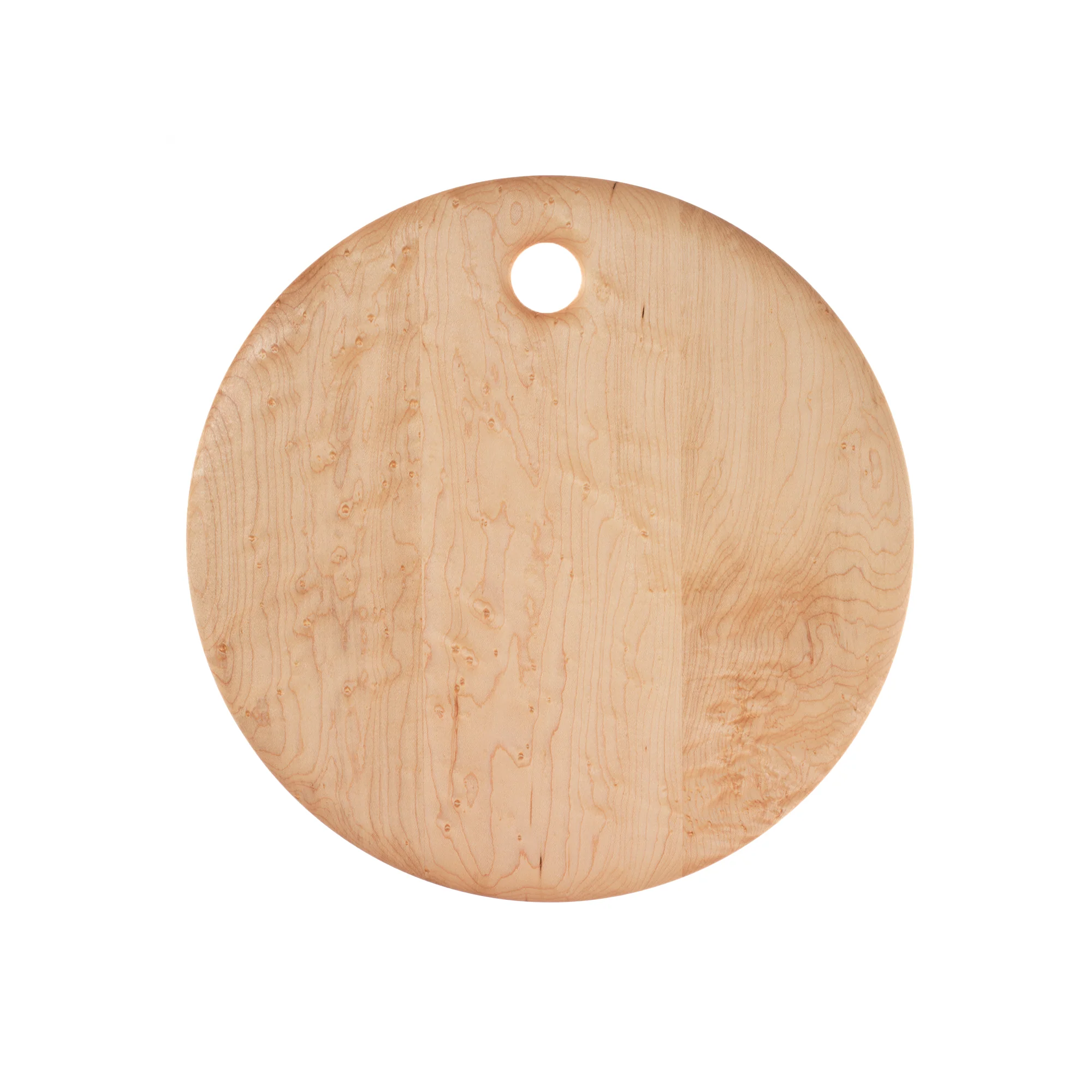 Bird's-Eye Maple Cutting Board, Round