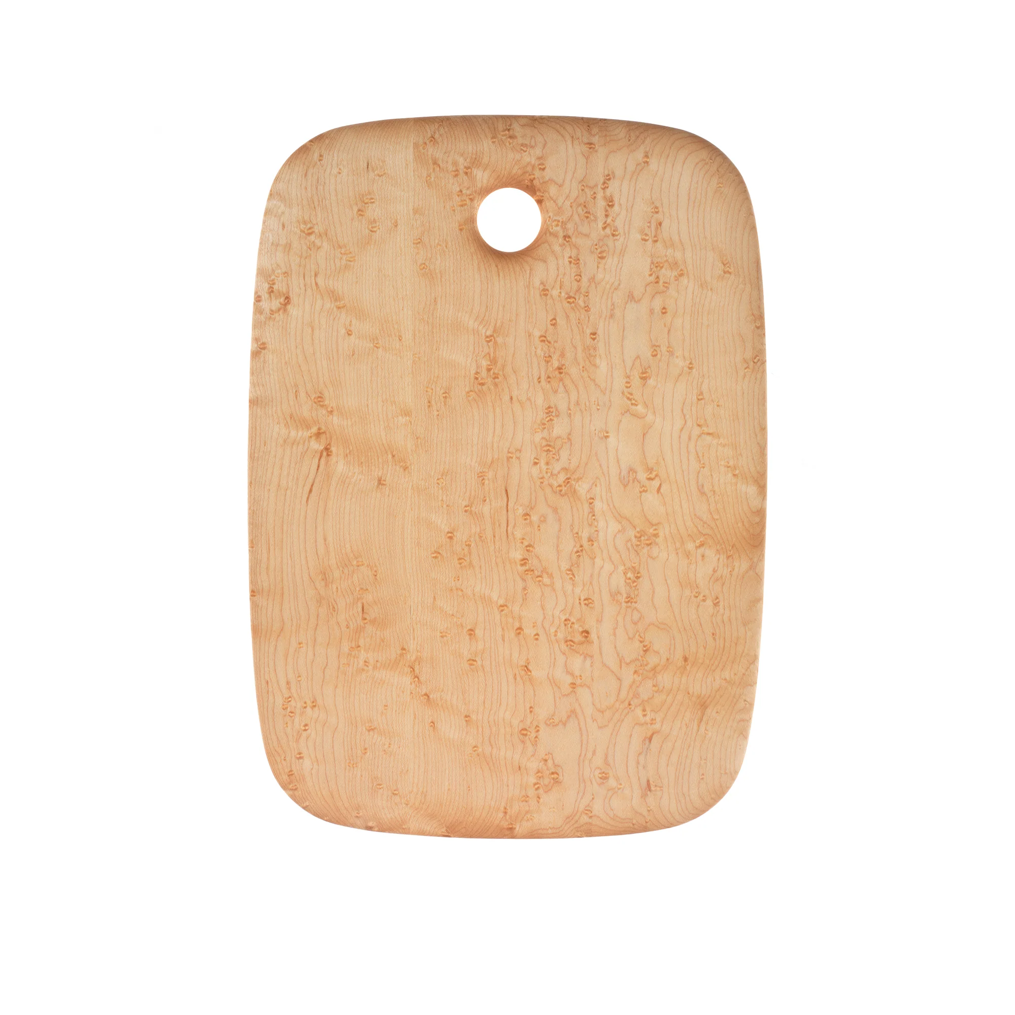 Bird's-Eye Maple Cutting Board, Wide Rectangle