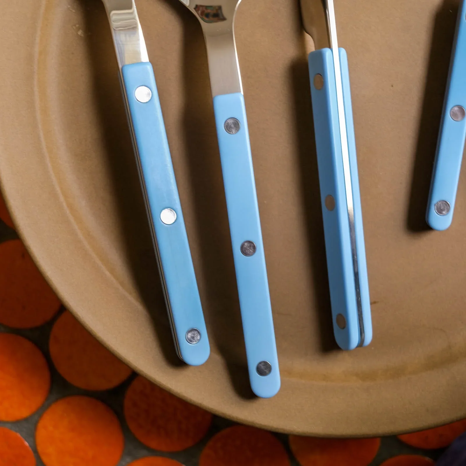 Bistrot Flatware, Pastel Blue, 4pc - Image 5