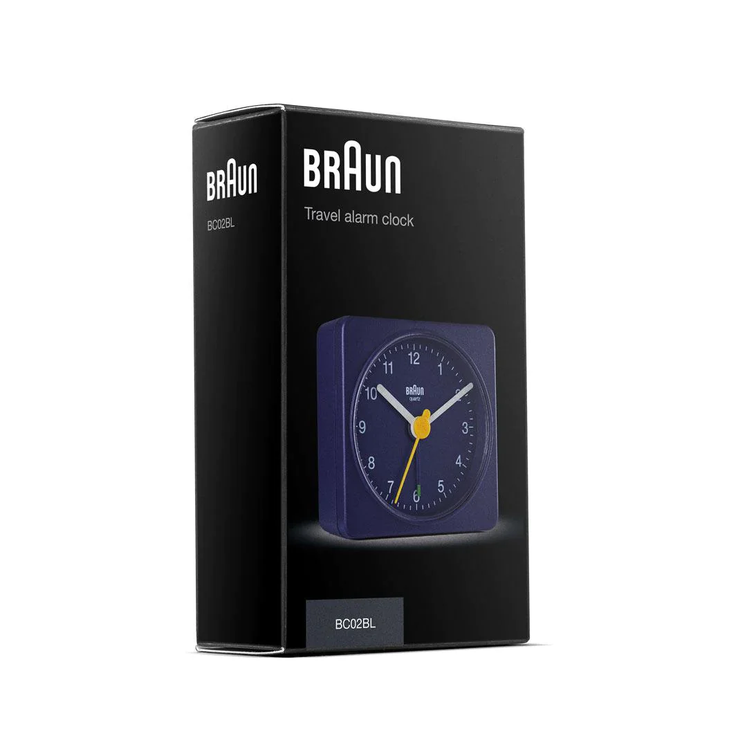 Blue Travel Alarm Clock BC02BL - Image 3