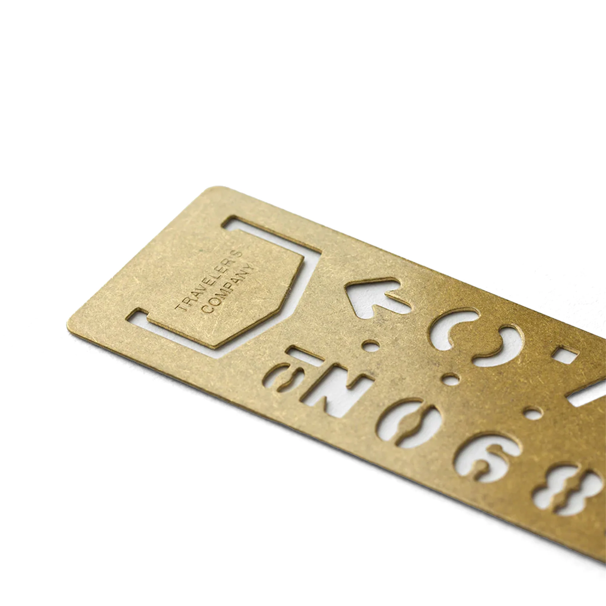 Brass Template Bookmark Number - Image 3