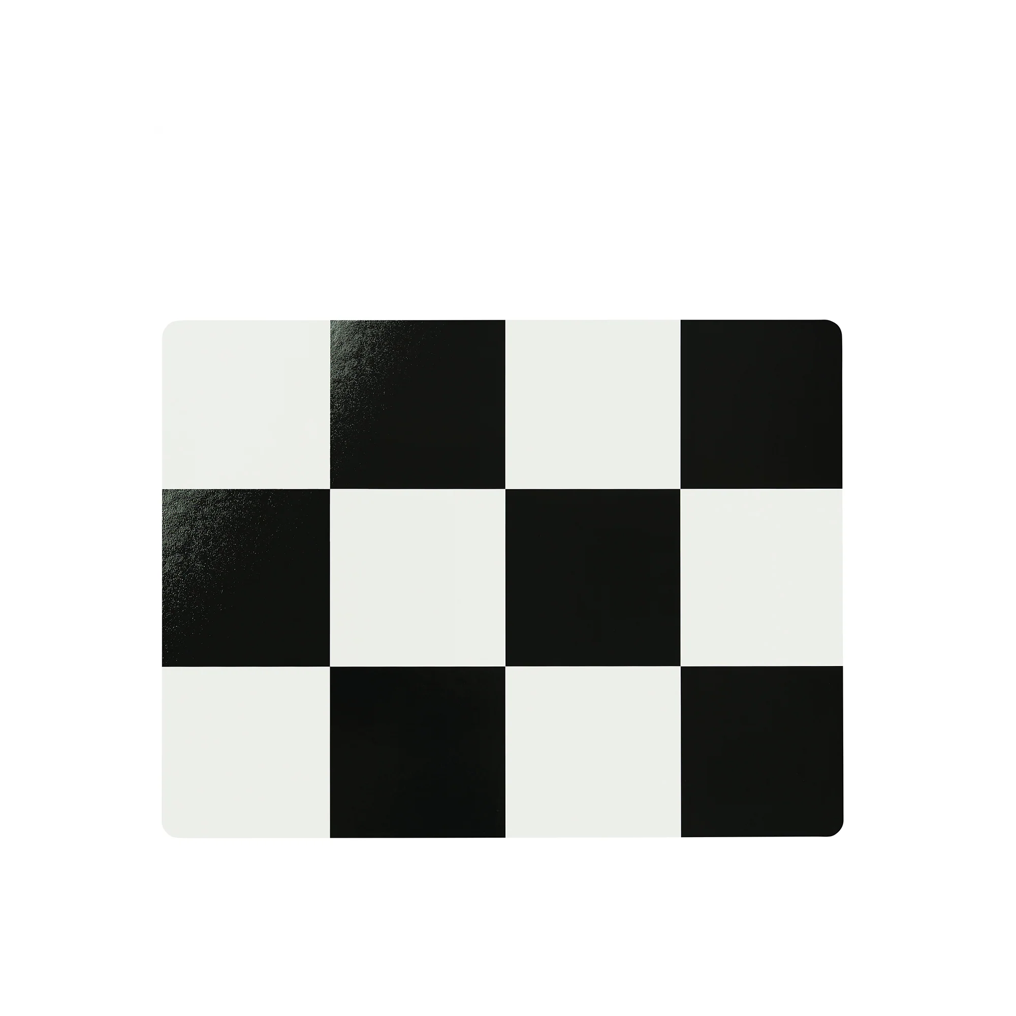 Check Placemat, Cream + Black, Set of 2