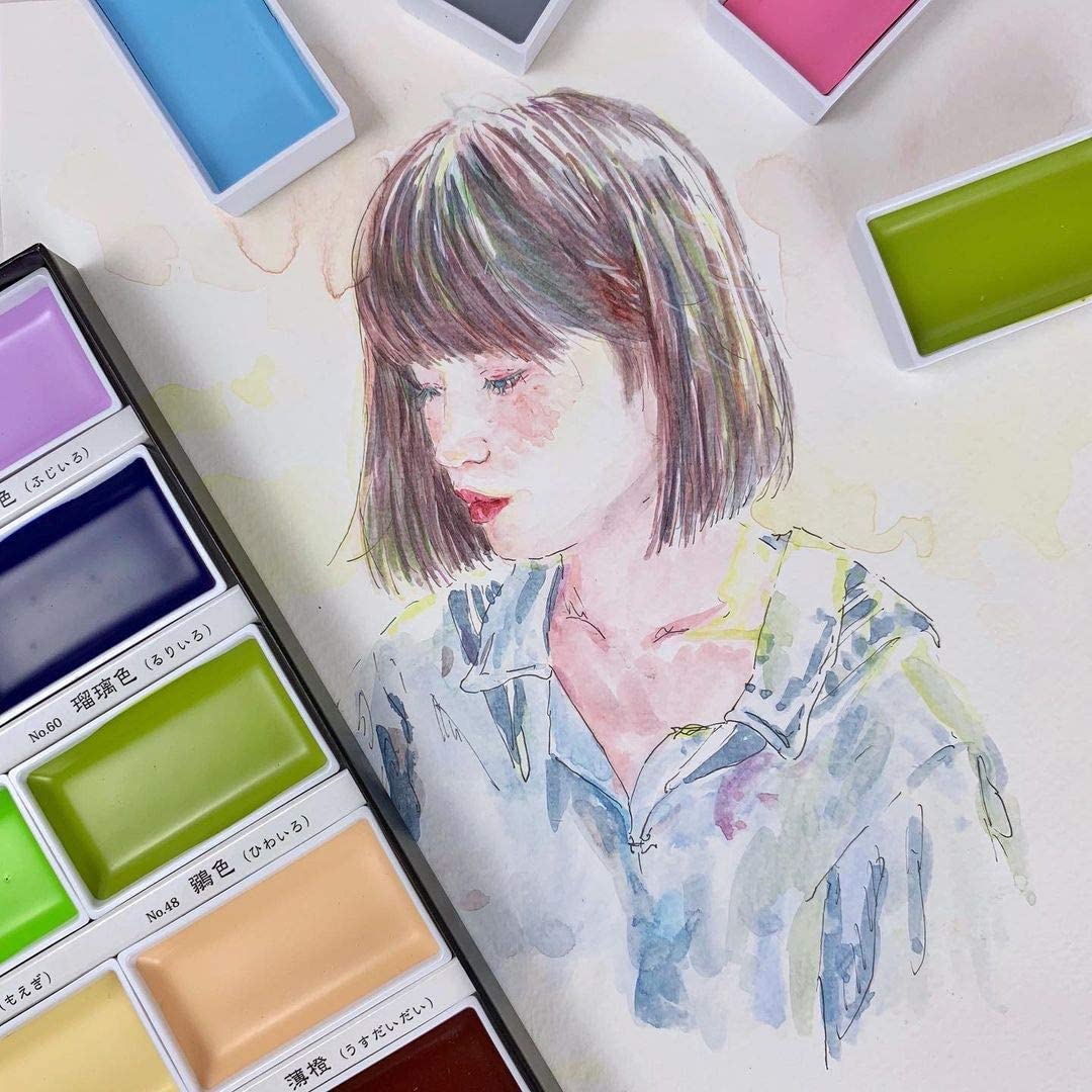 Gansai Tambi Watercolor Paint Set - Image 5