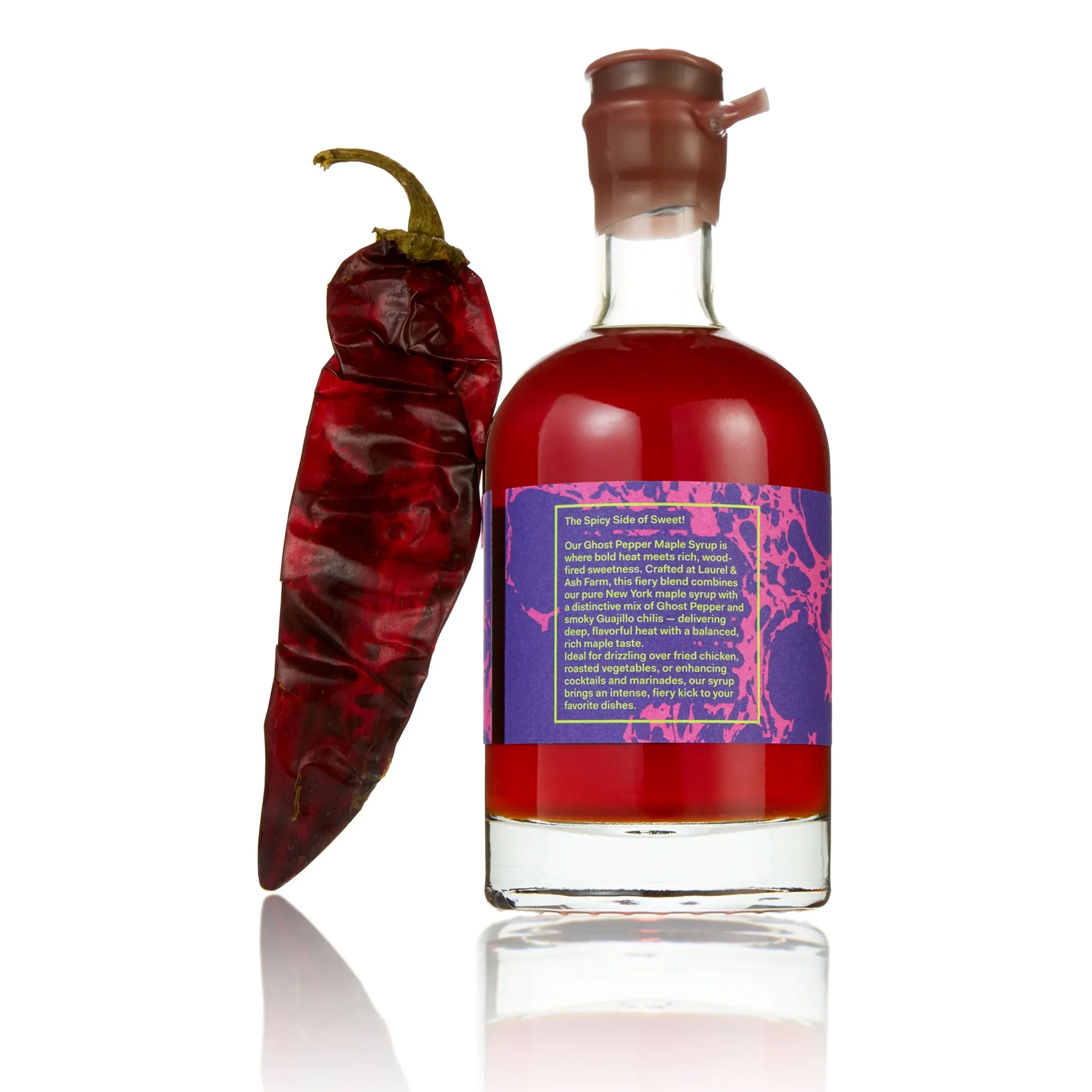 Hot Stuff! Ghost Pepper Maple Syrup, 375 mL. - Image 2