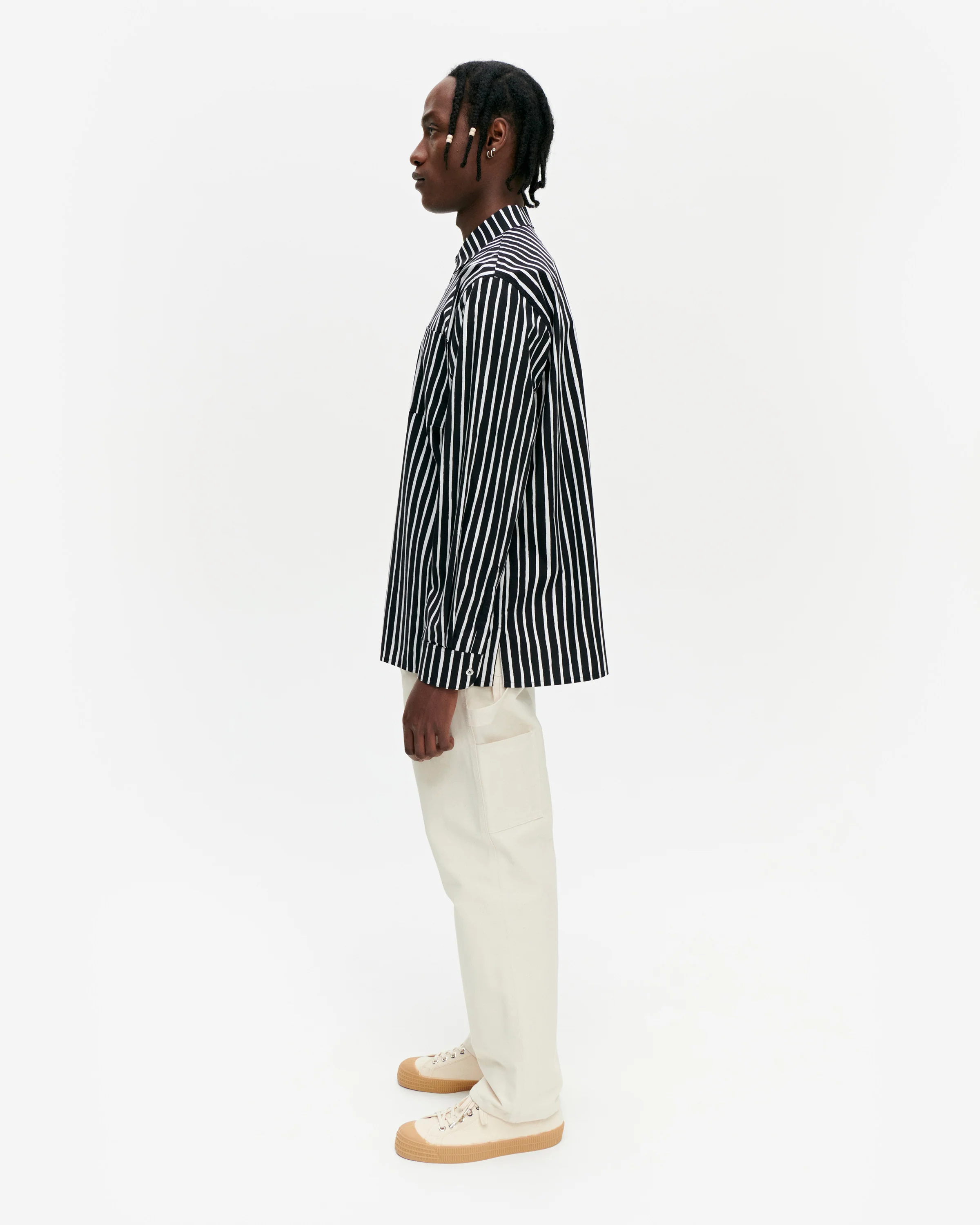 Jokapoika Shirt - Black + White - Image 4