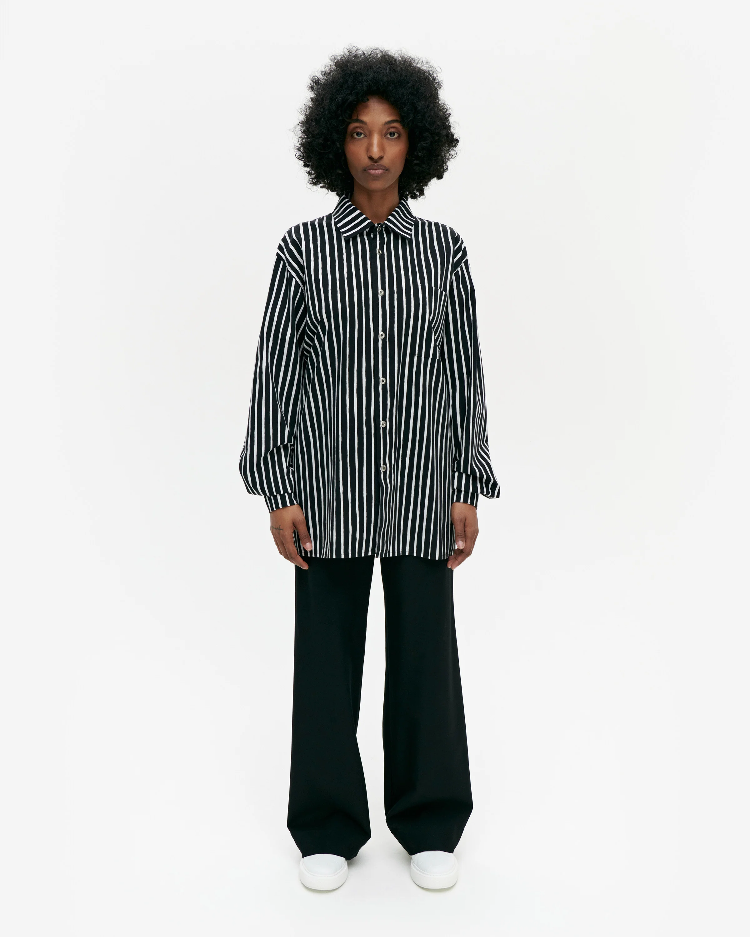 Jokapoika Shirt - Black + White - Image 5