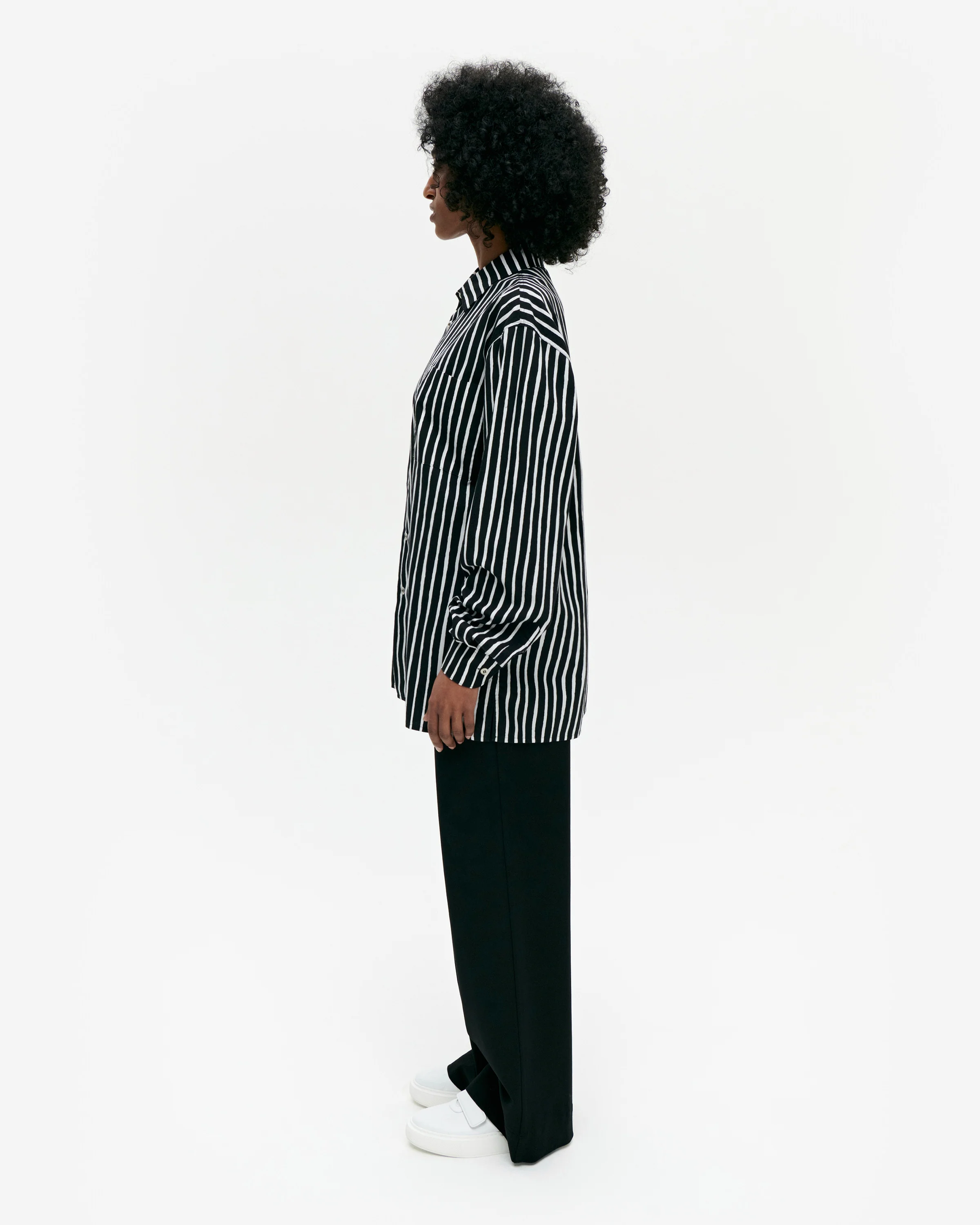 Jokapoika Shirt - Black + White - Image 7