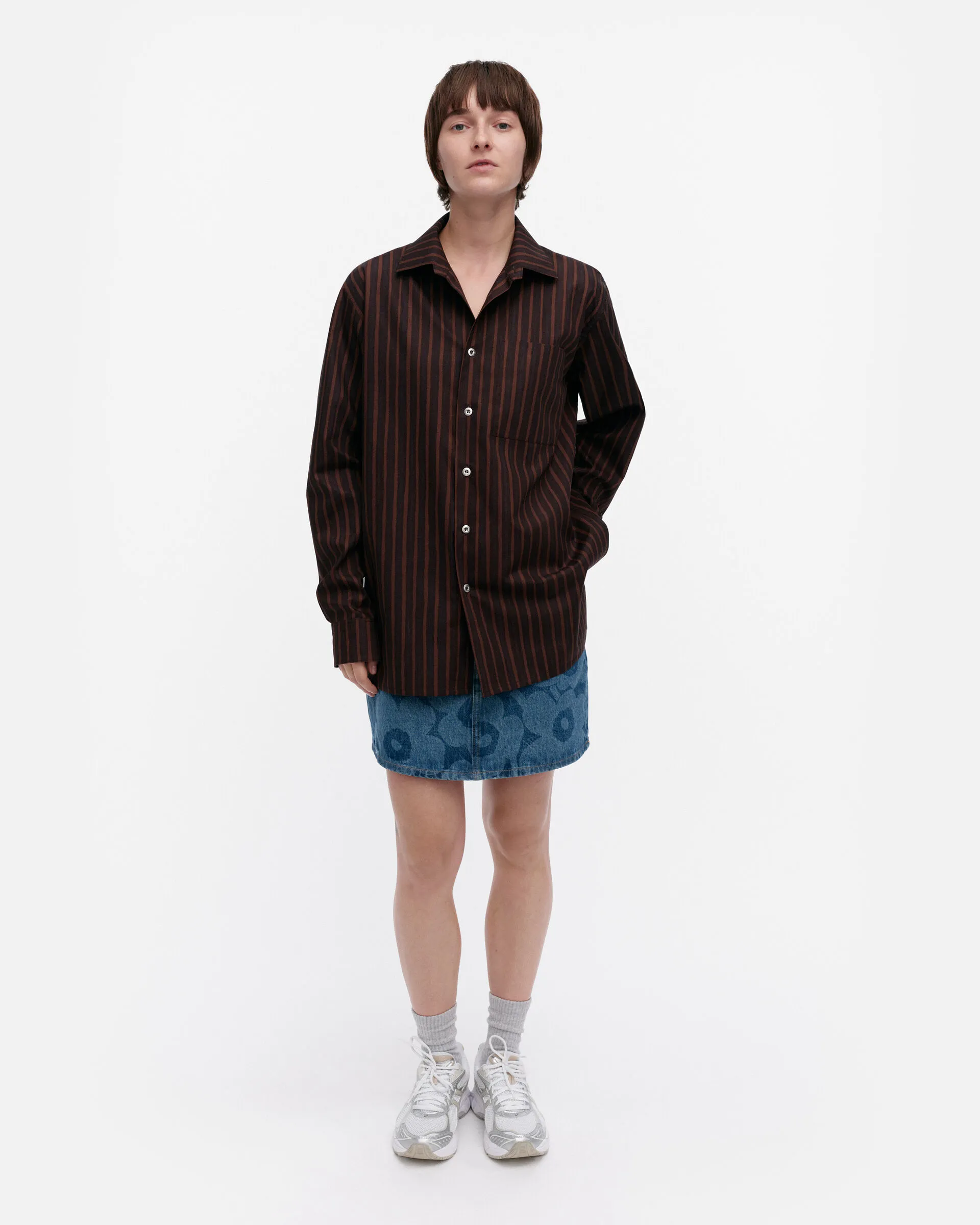 Jokapoika Shirt- Black + Brown - Image 3