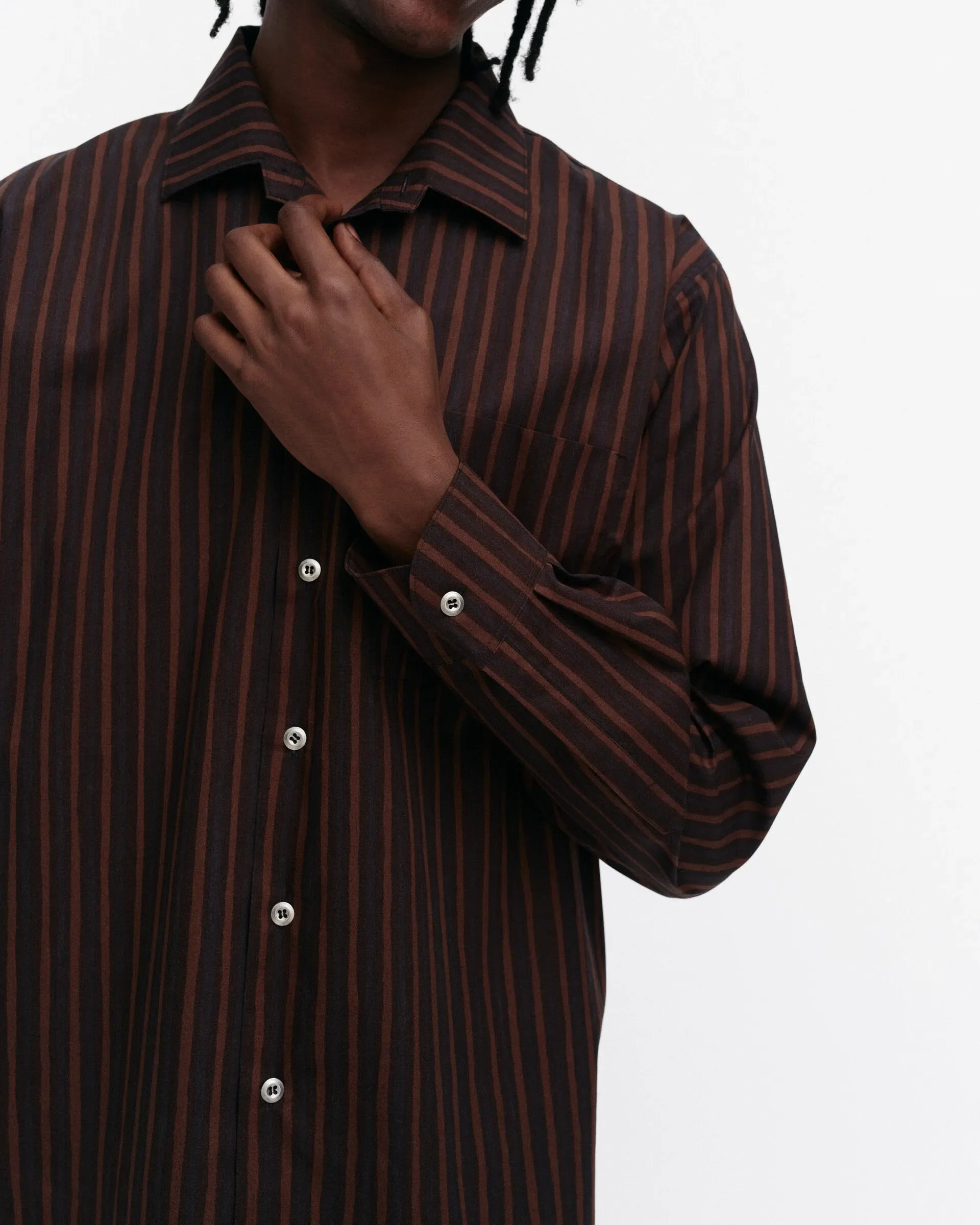 Jokapoika Shirt- Black + Brown - Image 4