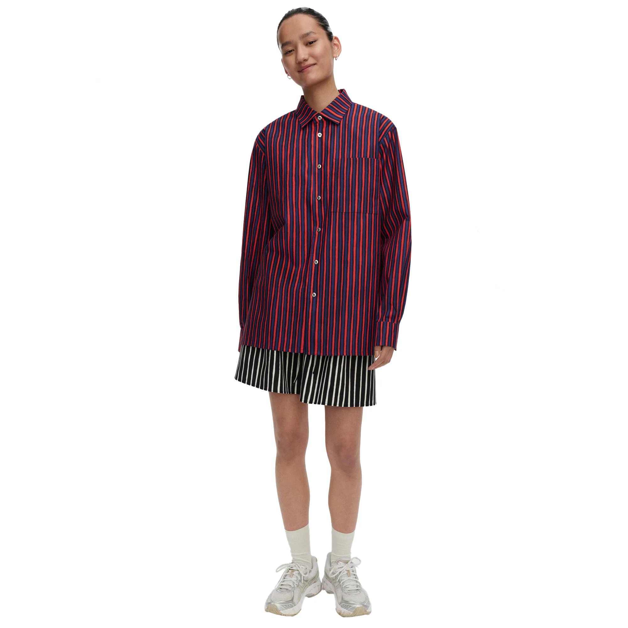 Jokapoika Shirt- Red + Blue - Image 3