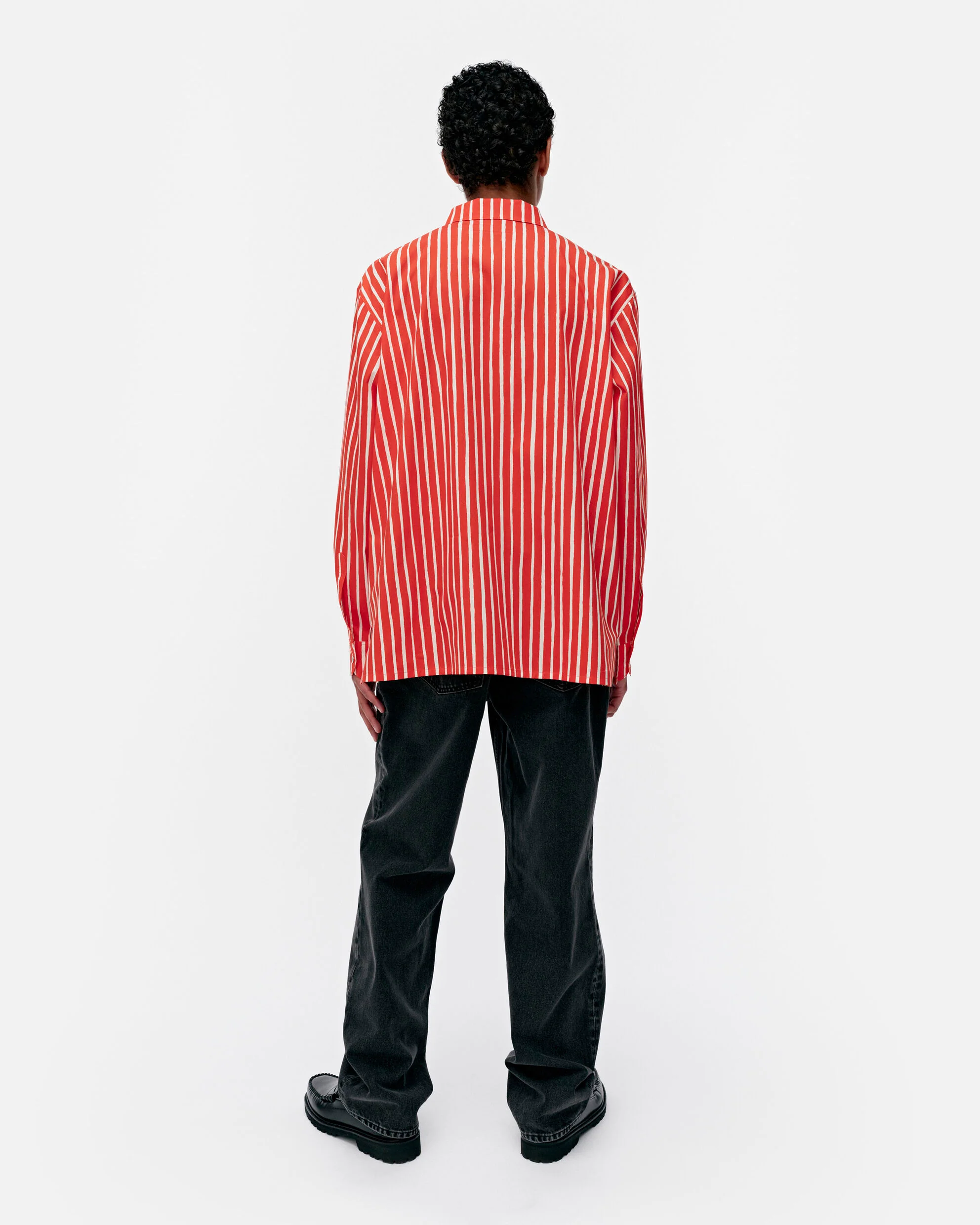 Jokapoika Shirt - Red + White - Image 3