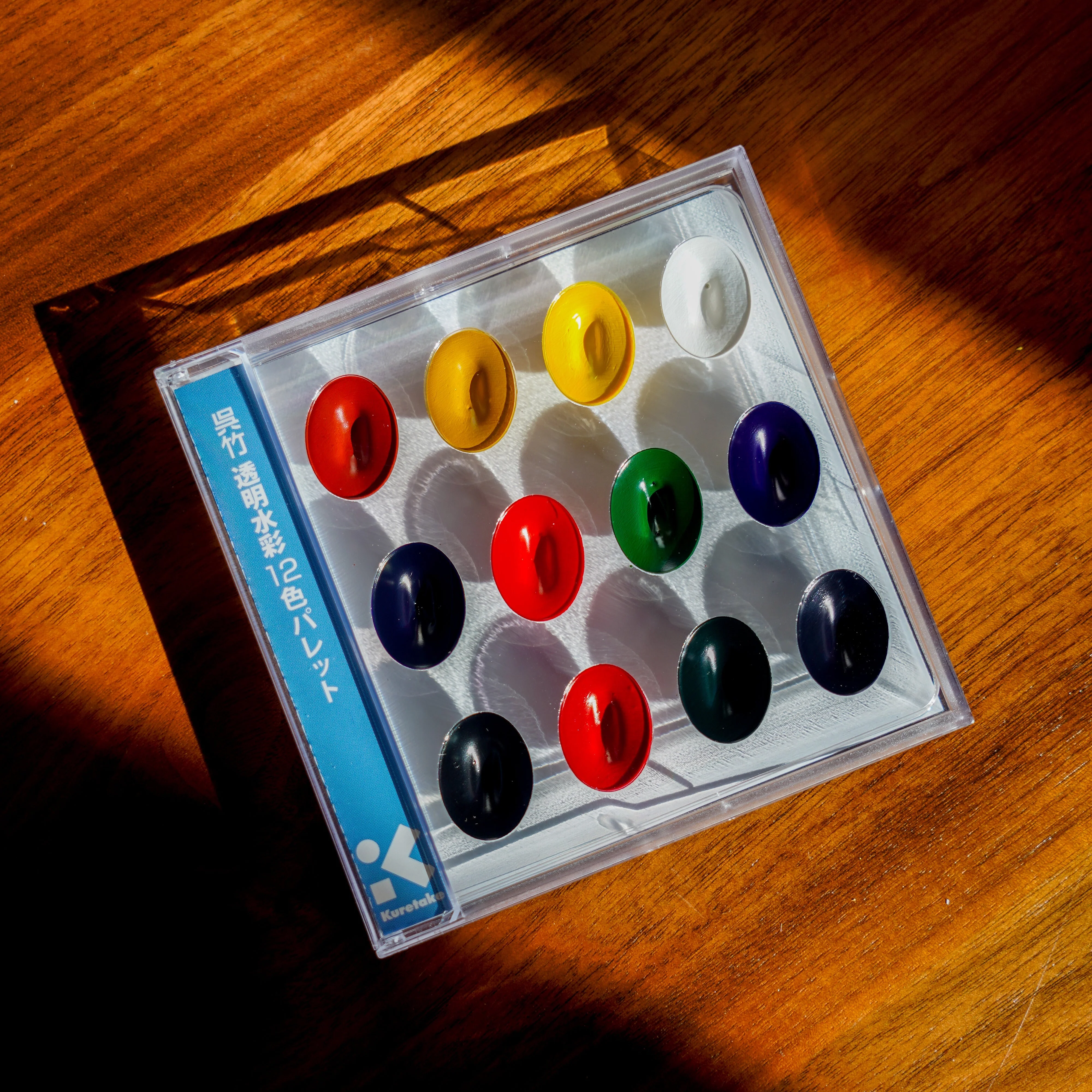 Kuretake Watercolor Cassette Palette Set, 12-Colors - Image 2