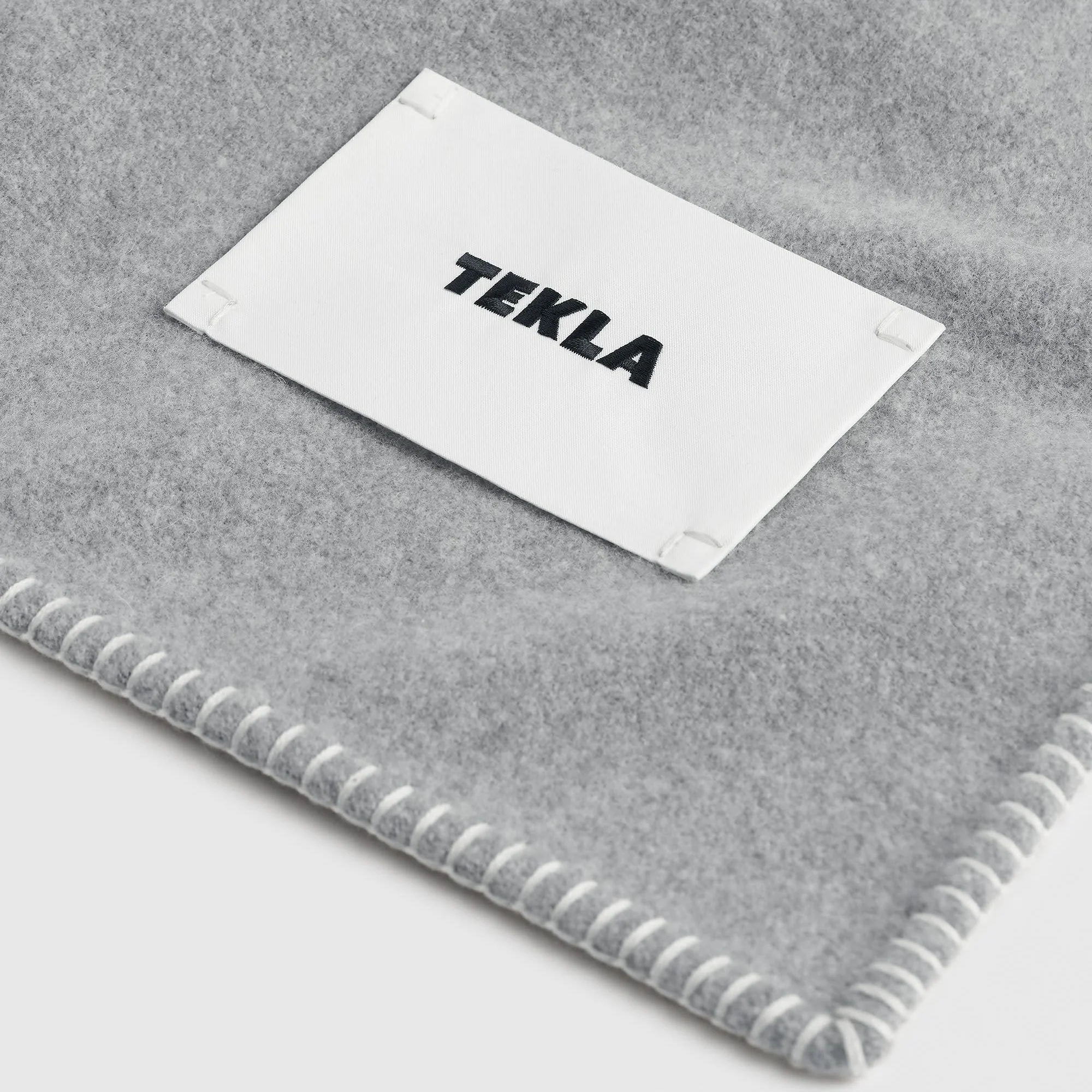 Lambswool Blanket, Ash Gray - Image 3
