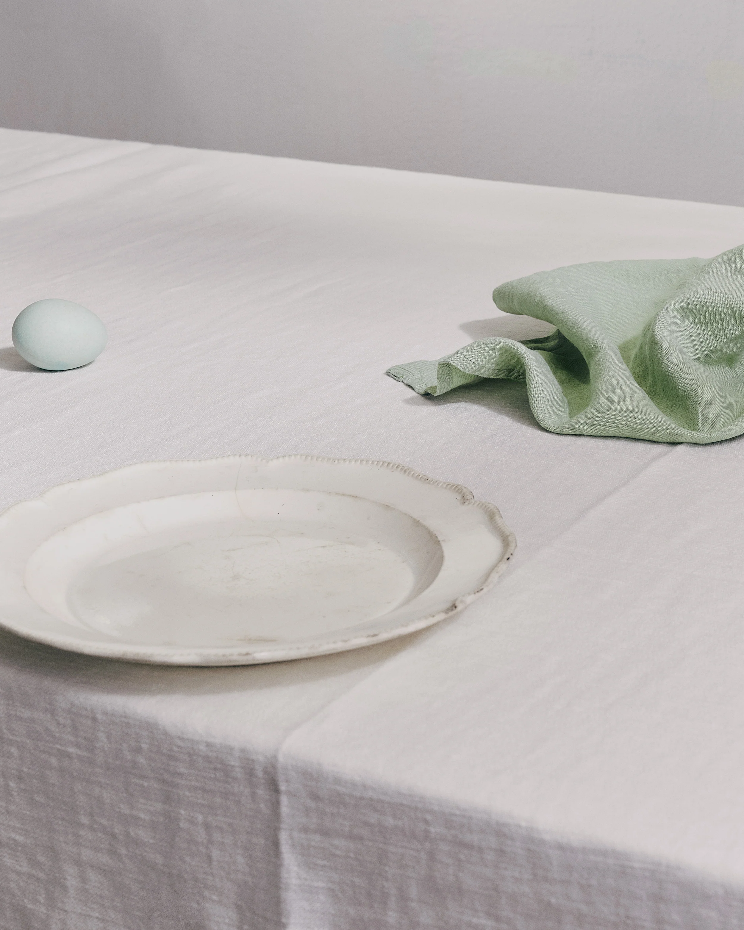 Linen Napkin in Ducks Egg - Image 3