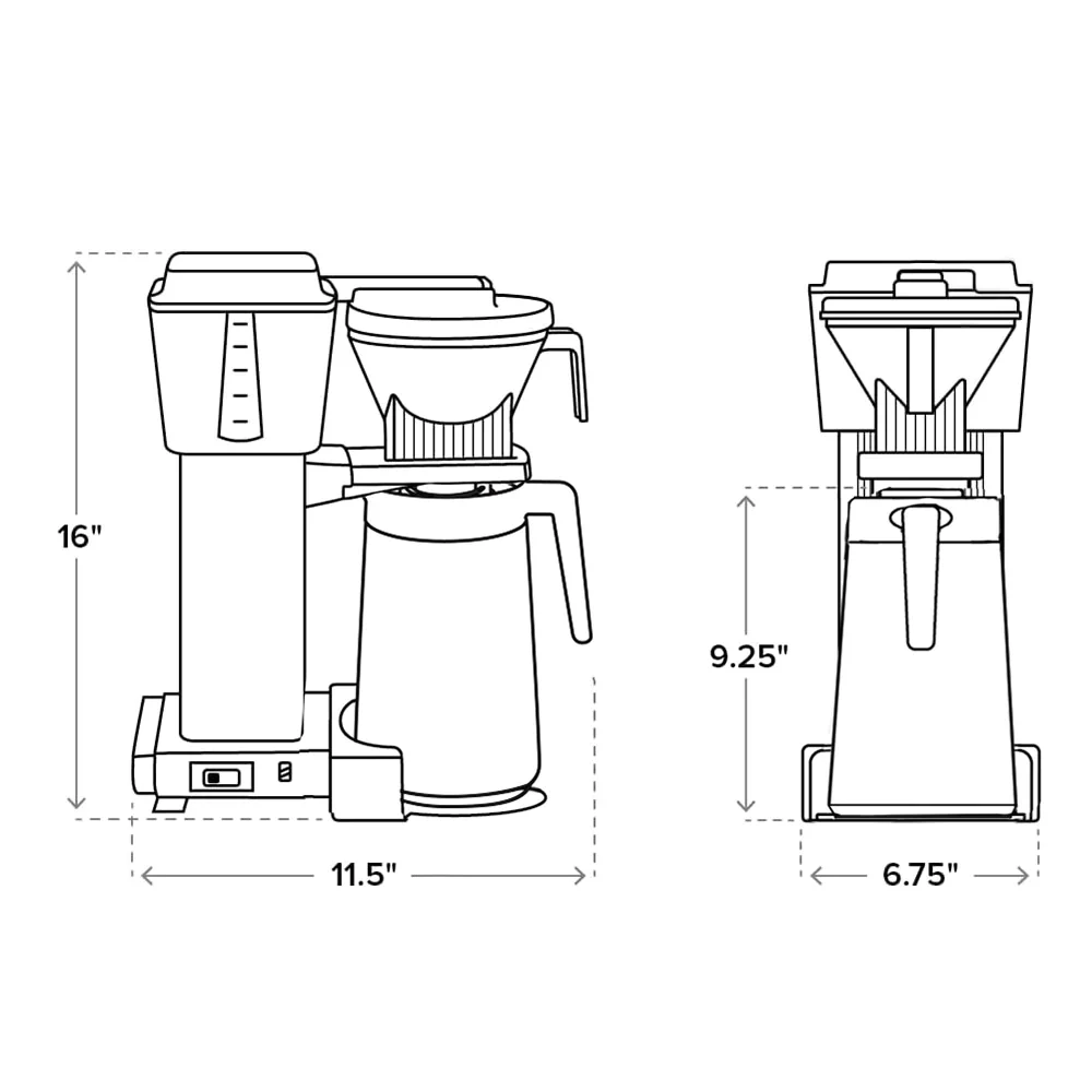 Moccamaster KBGT Thermal Carafe Brewer - Image 10
