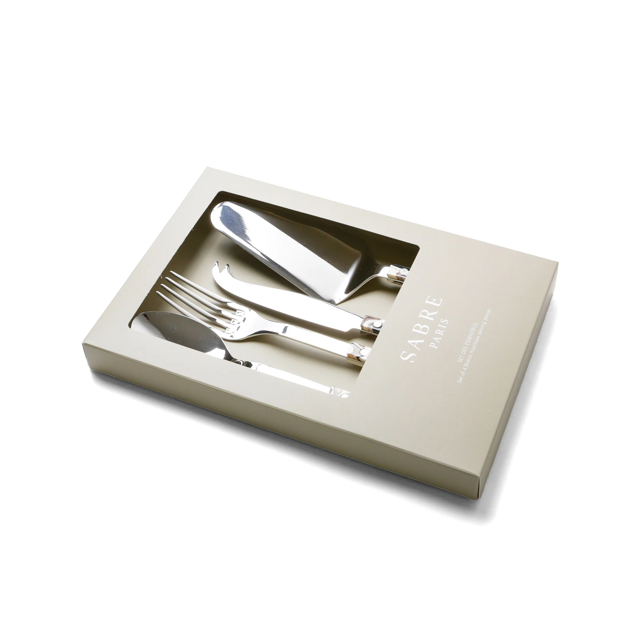 Essential Serving Set of 4, Bistrot Solid Dune Black - Image 5