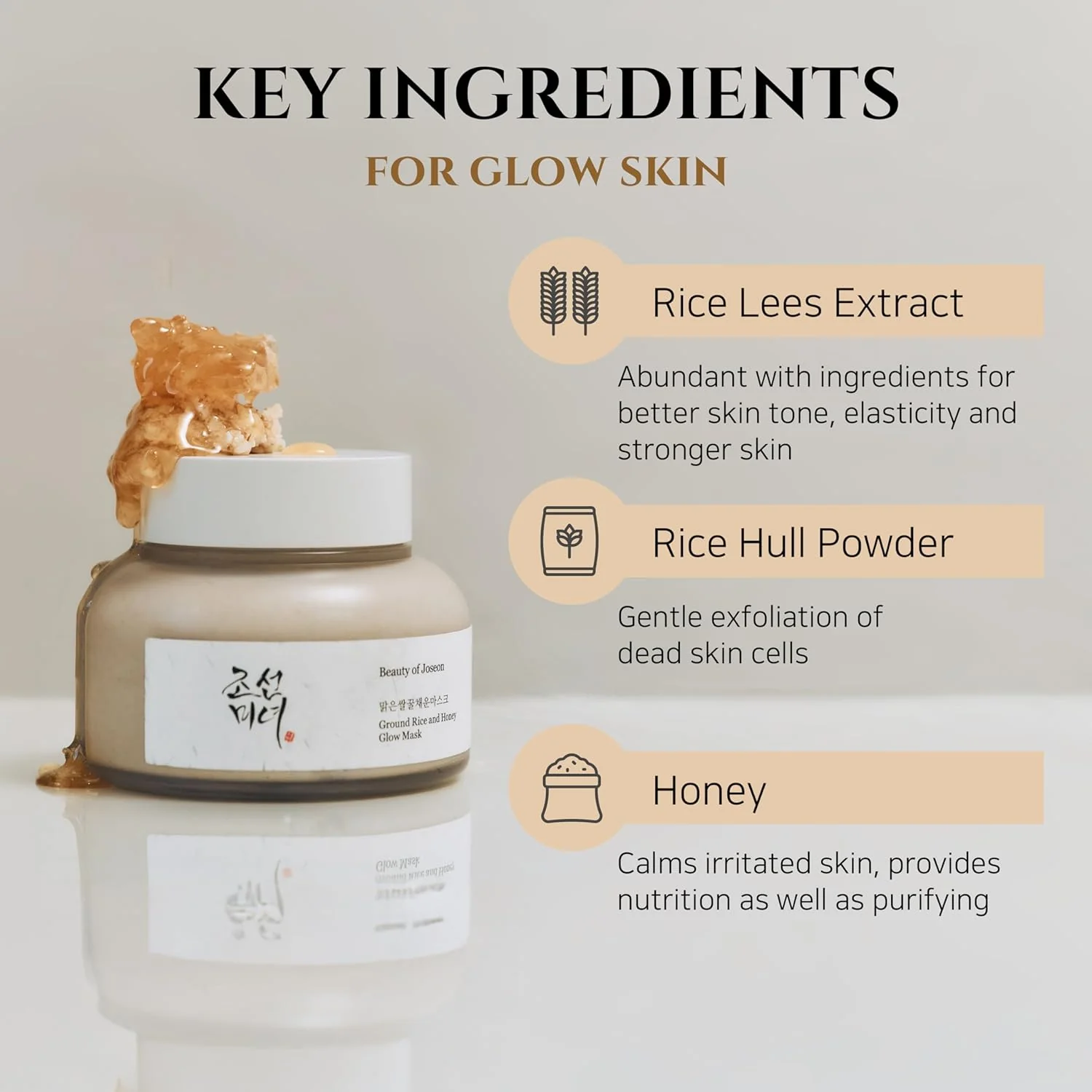Ground Rice + Honey Glow Mask - Image 5