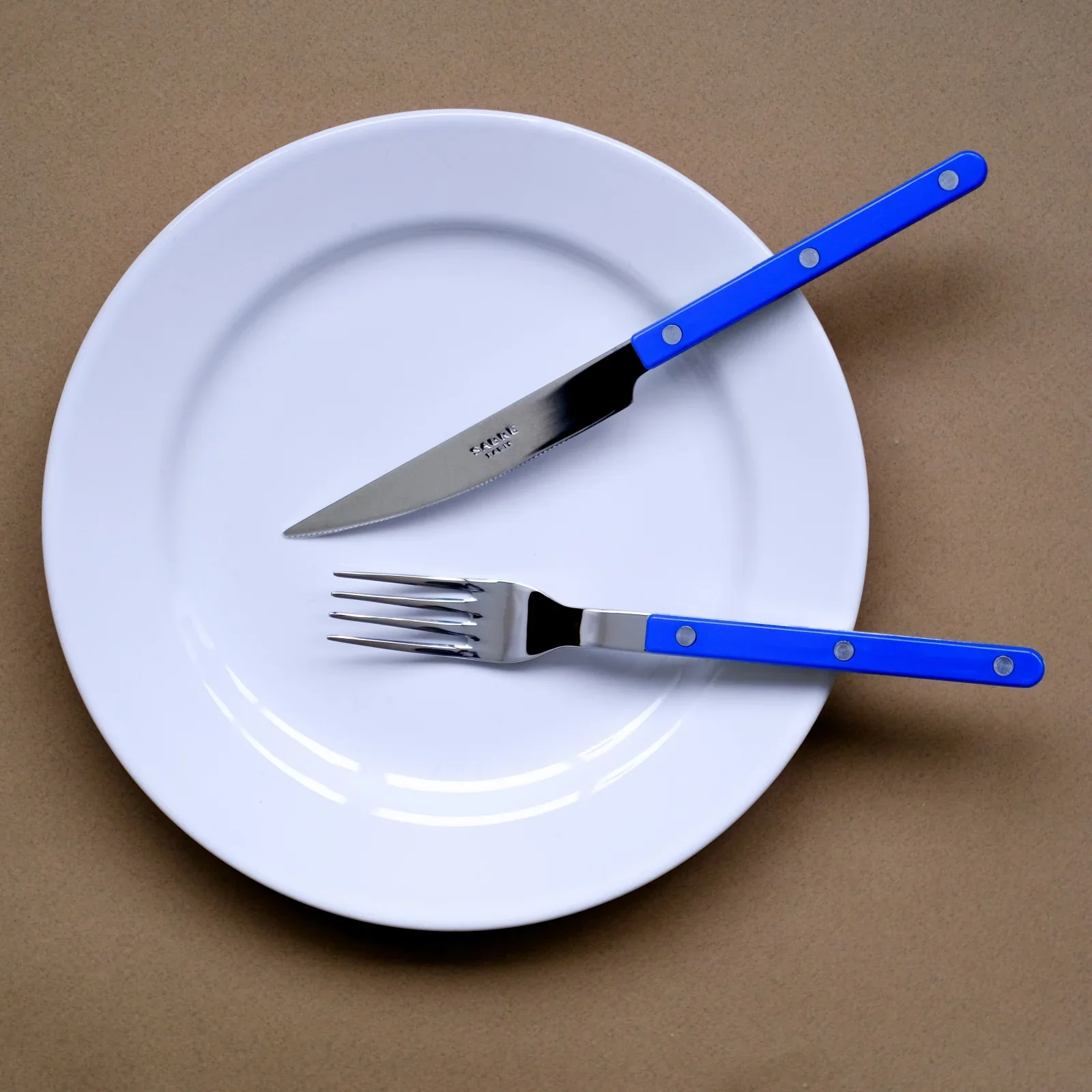 Bistrot Flatware, Lapis Blue, 4pc - Image 3