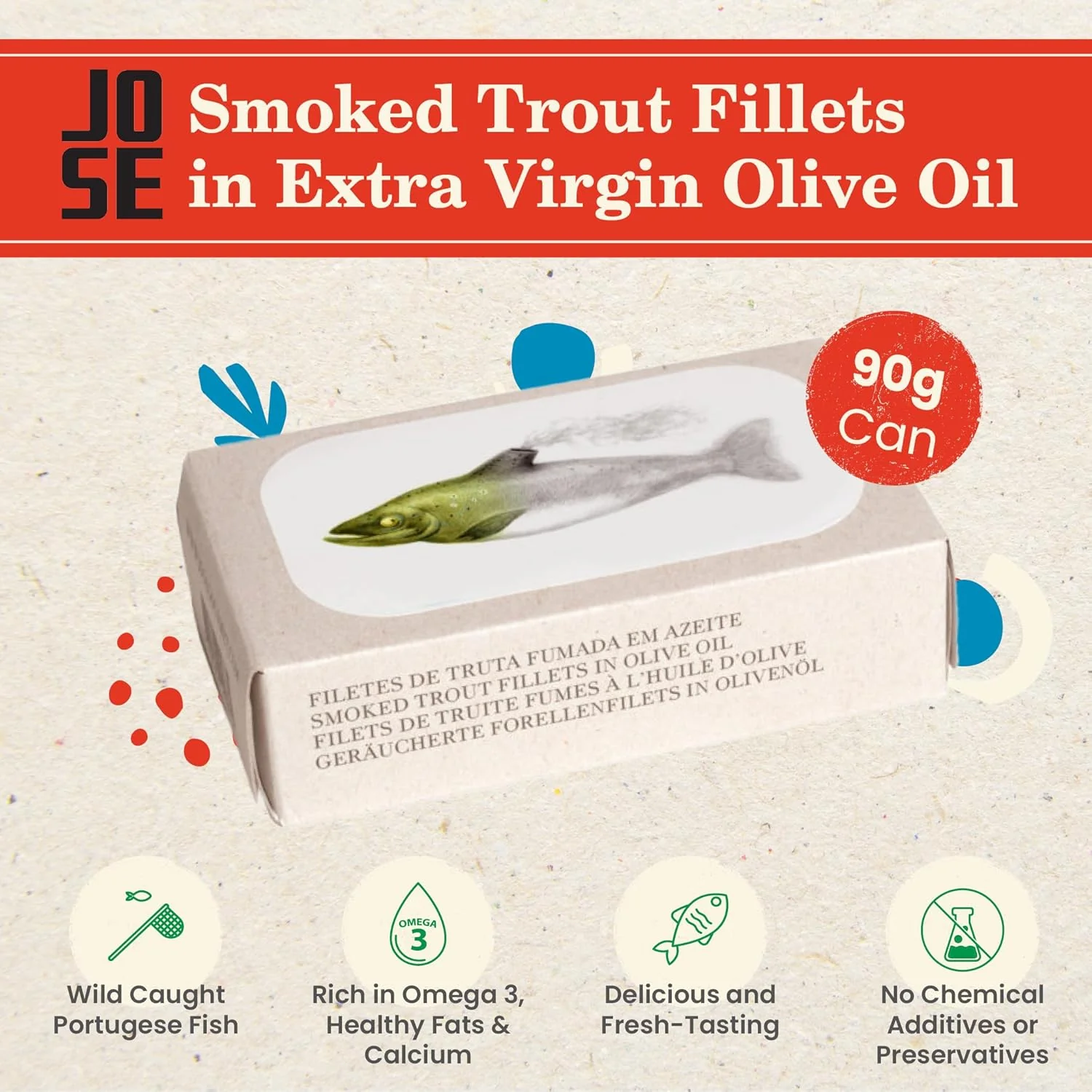 Smoked Trout Fillets in Olive Oil, 90 g. - Image 4