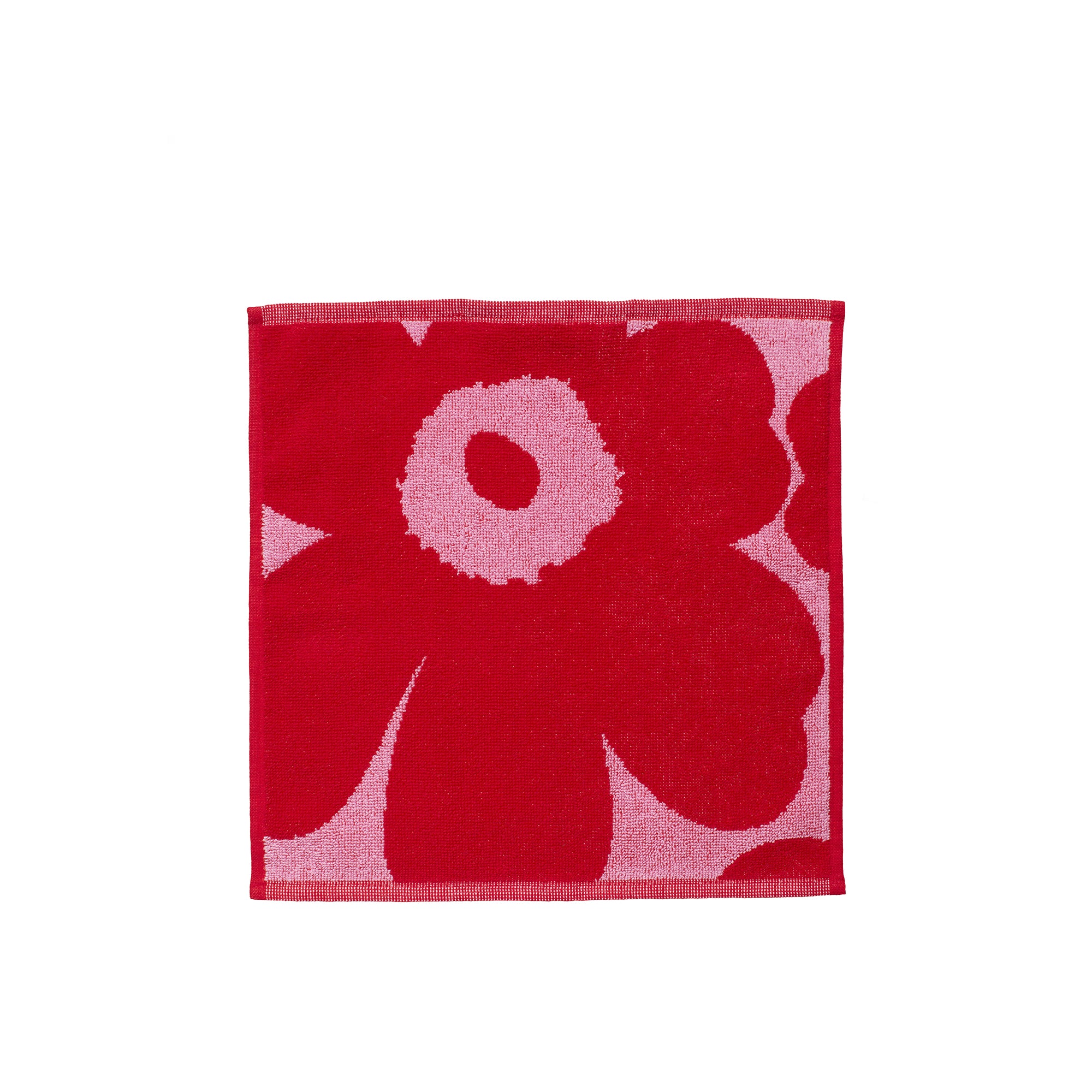 Unikko Towel, Pink + Red - Image 3
