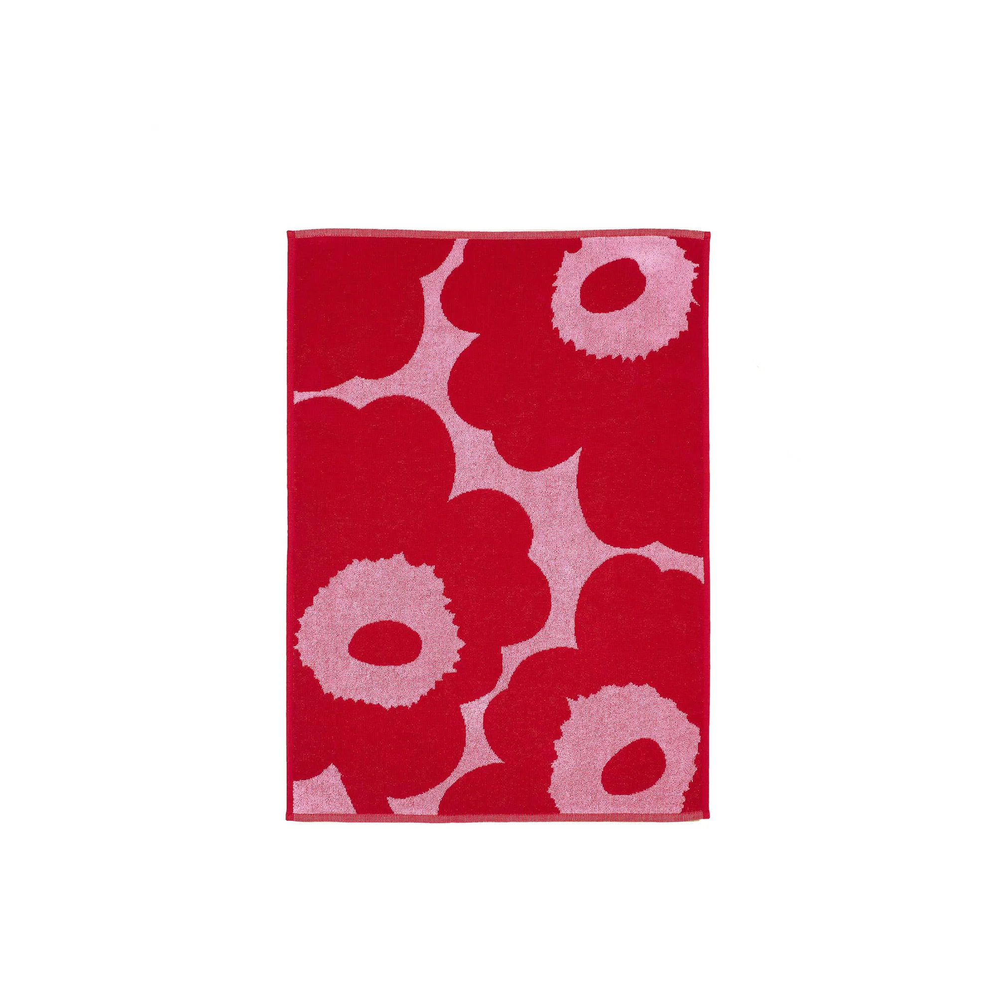 Unikko Towel, Pink + Red - Image 4