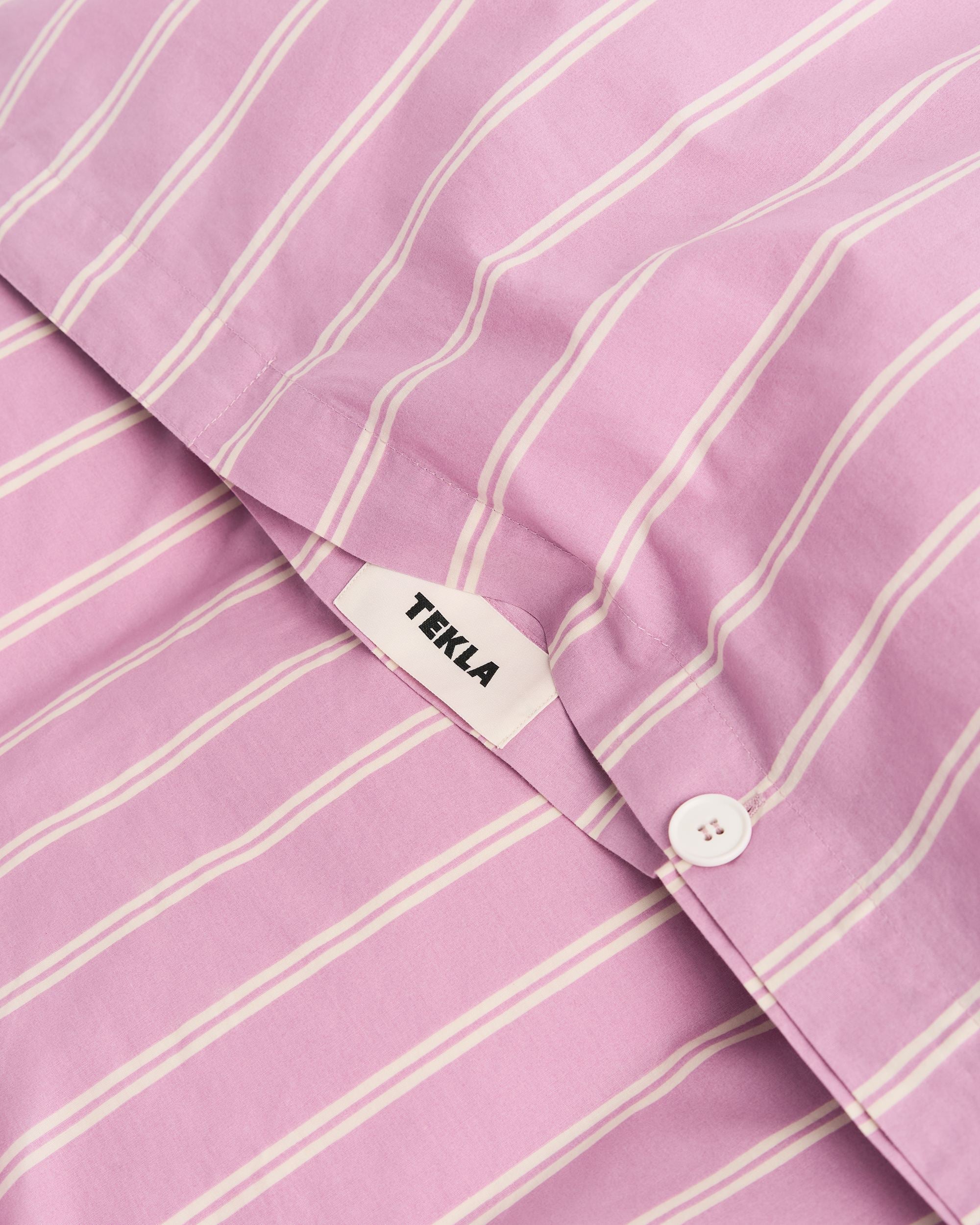 Percale Bedding, Mallow Pink Stripes - Image 5