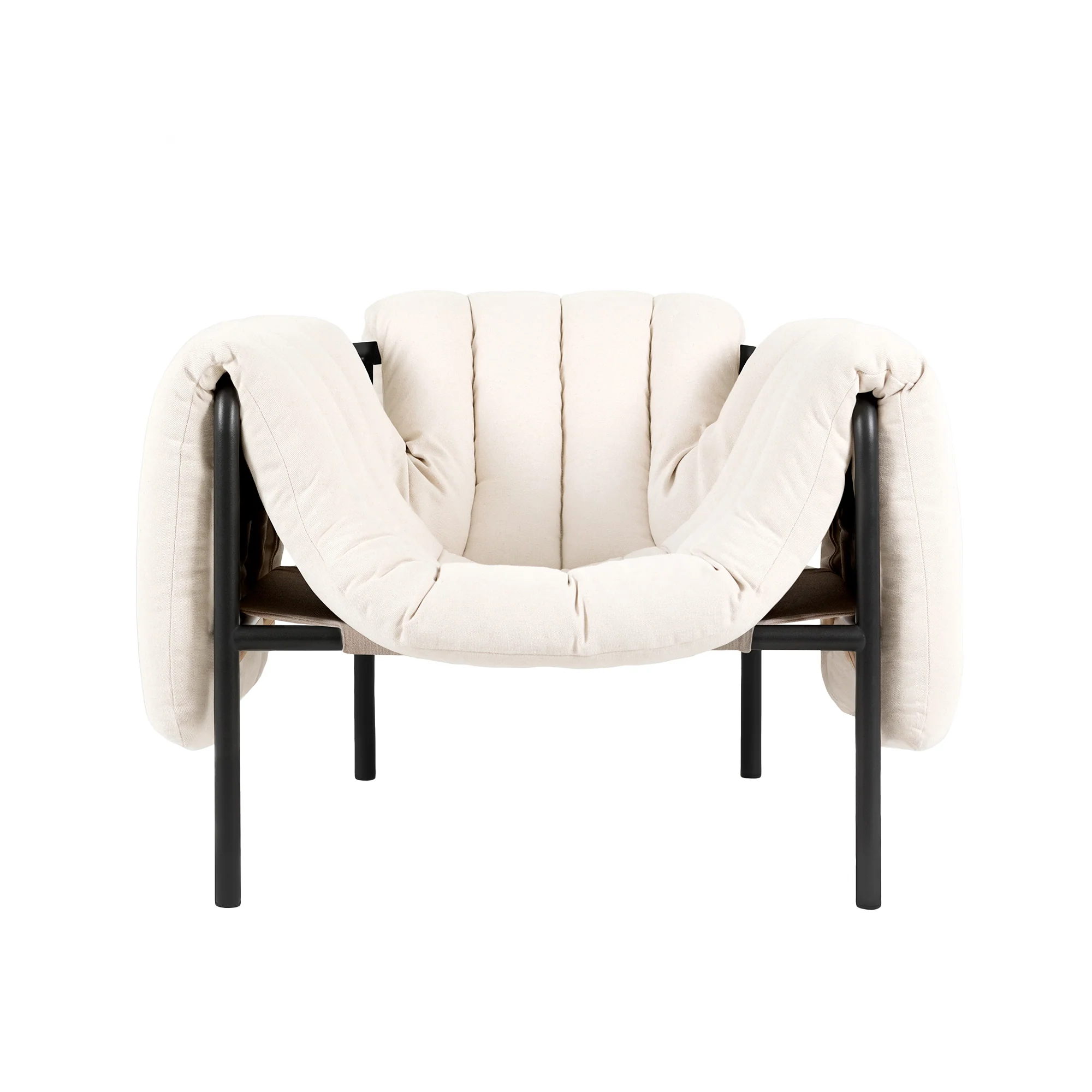 Puffy Lounge Chair, Black Grey - Image 16