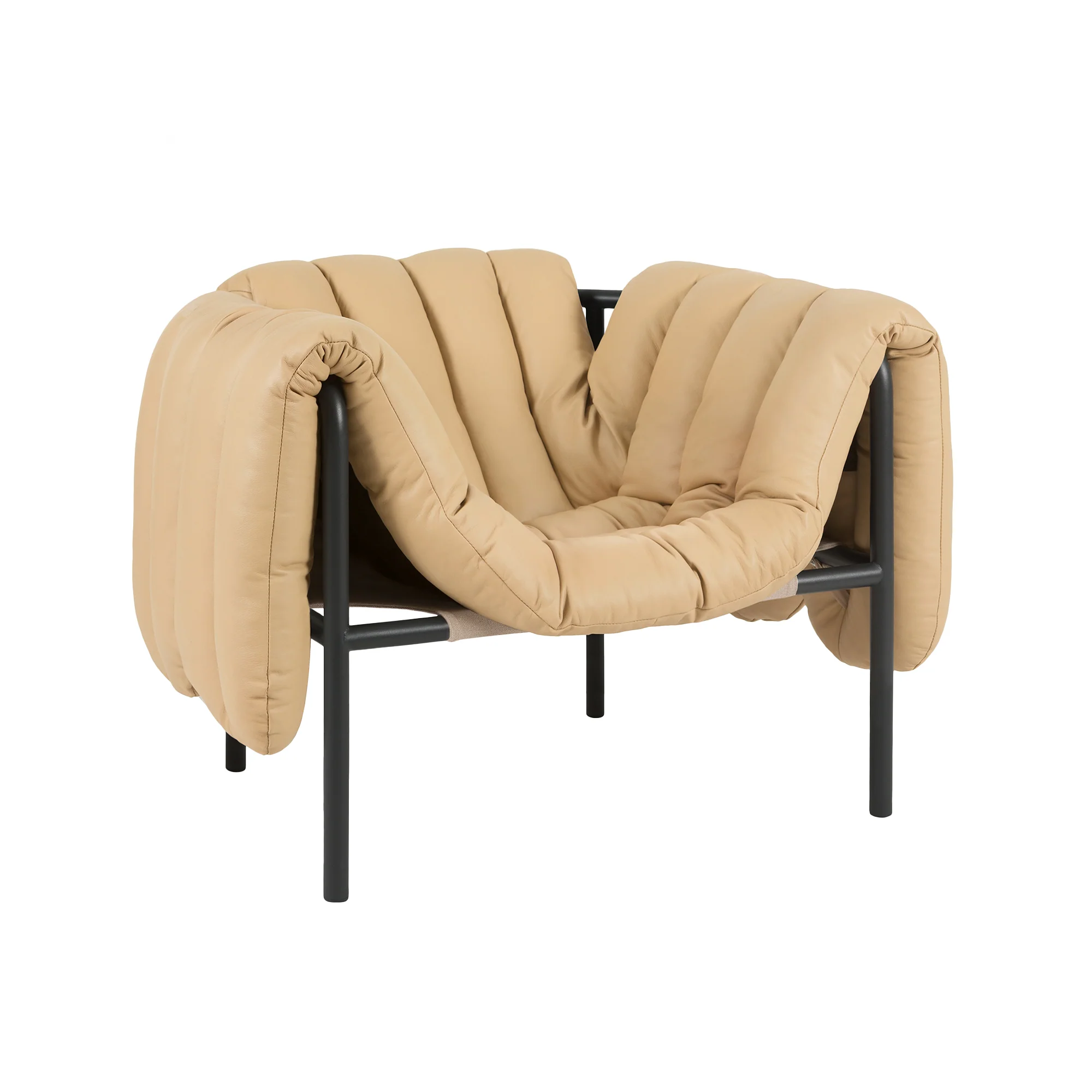 Puffy Lounge Chair, Black Grey - Image 19