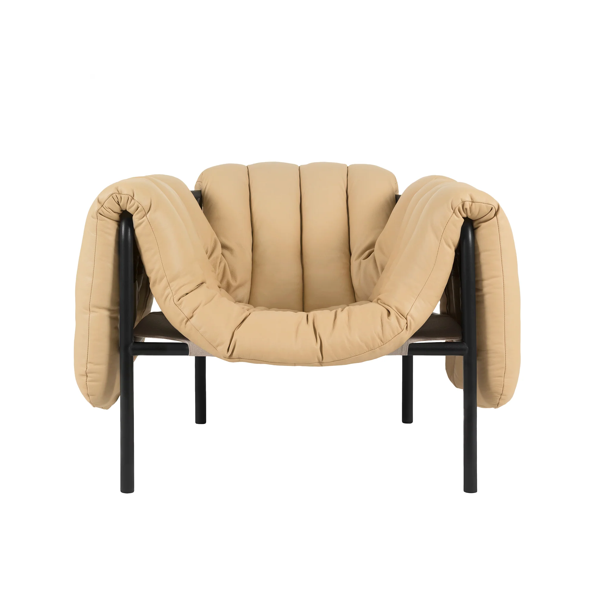 Puffy Lounge Chair, Black Grey - Image 20