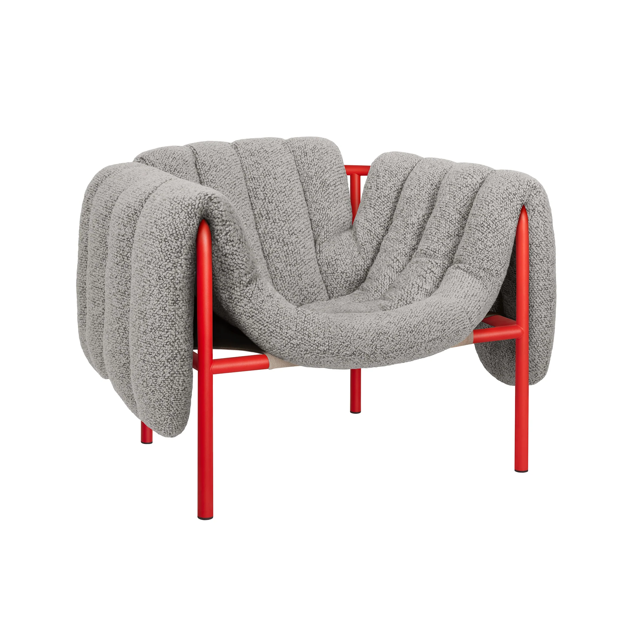 Puffy Lounge Chair, Traffic Red - Image 14