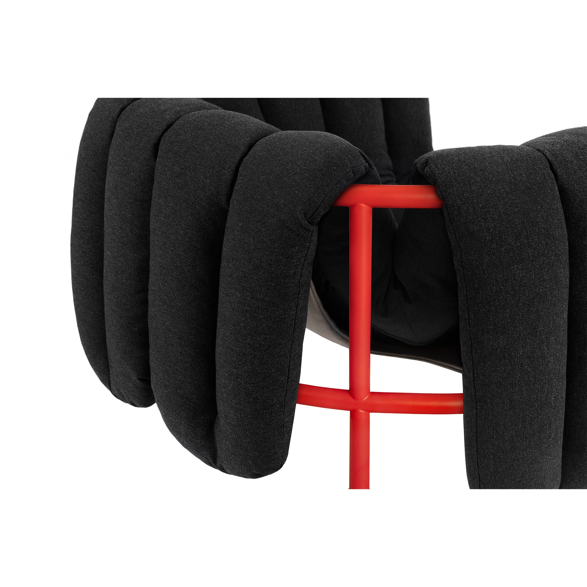 Puffy Lounge Chair, Traffic Red - Image 5