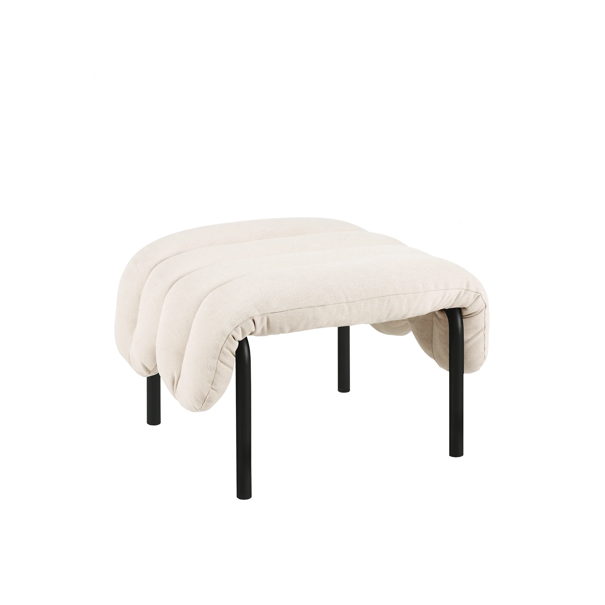 Puffy Ottoman, Black Grey - Image 10
