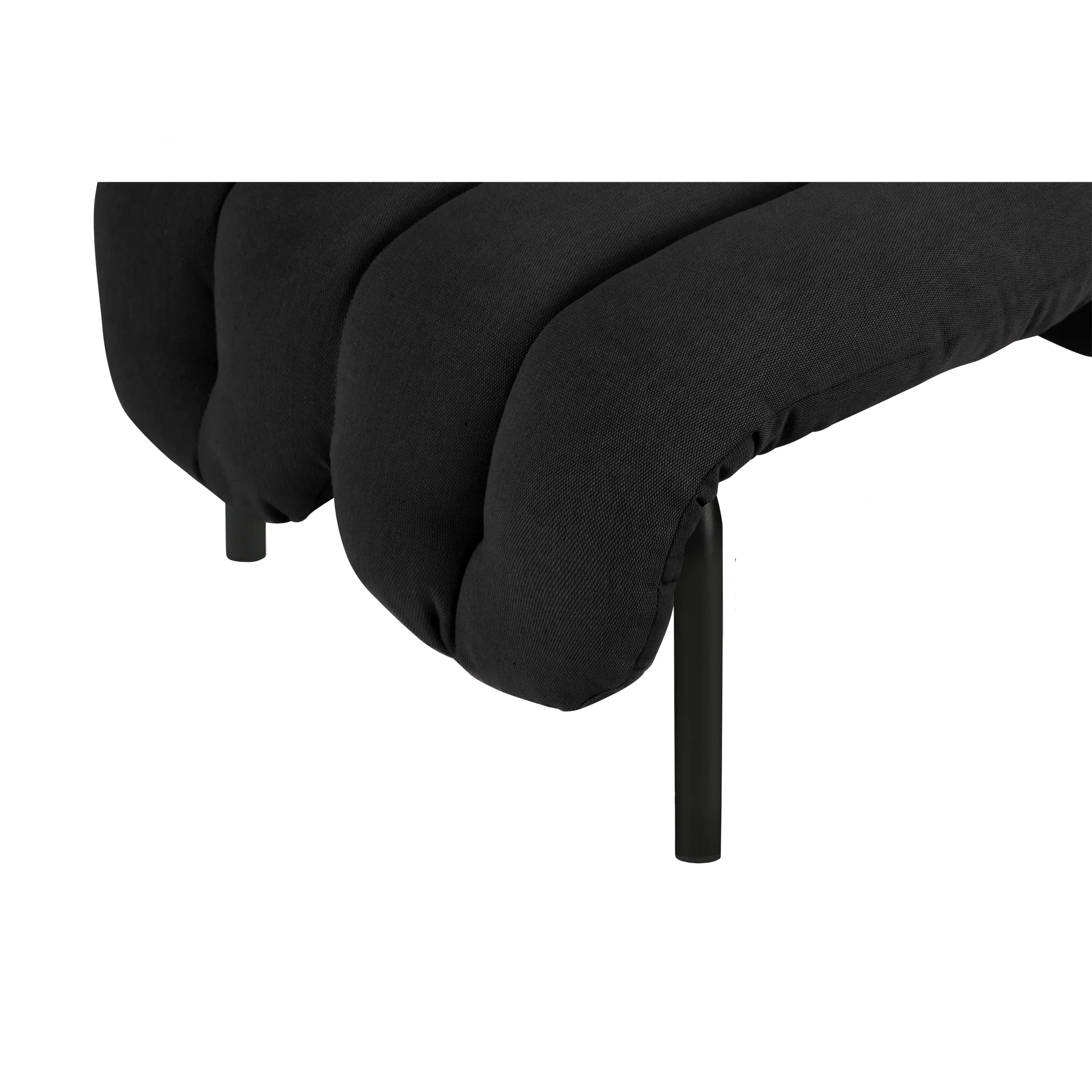 Puffy Ottoman, Black Grey - Image 5