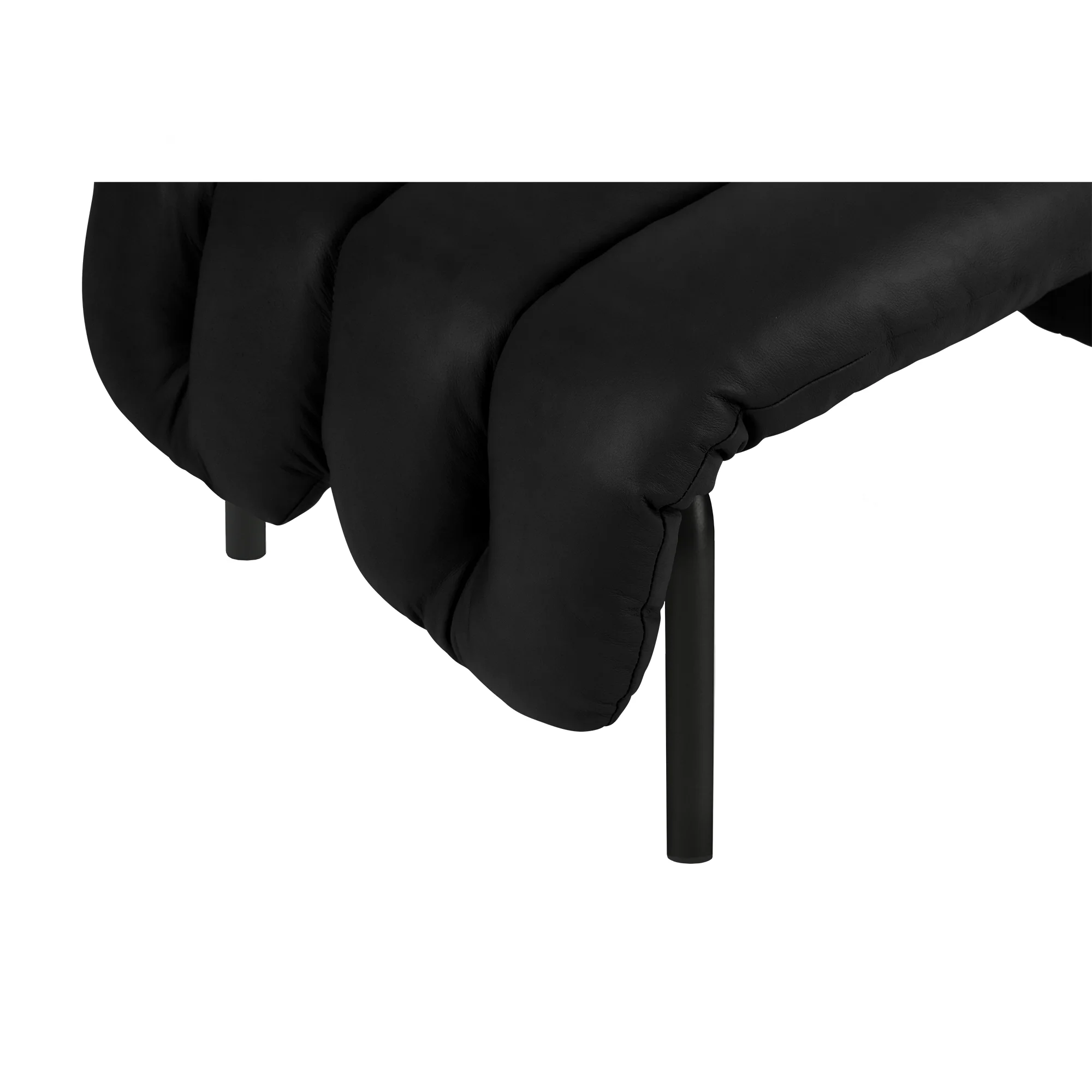 Puffy Ottoman, Black Grey - Image 7
