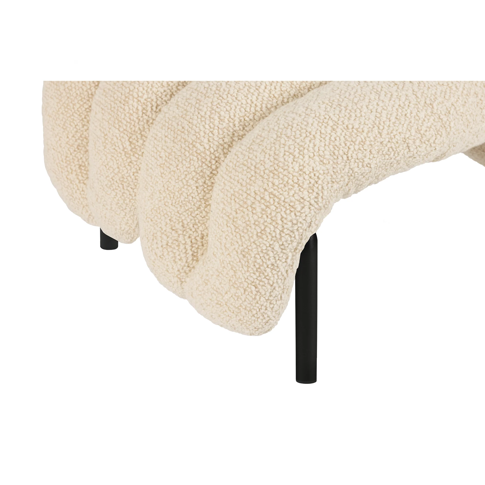Puffy Ottoman, Black Grey - Image 9