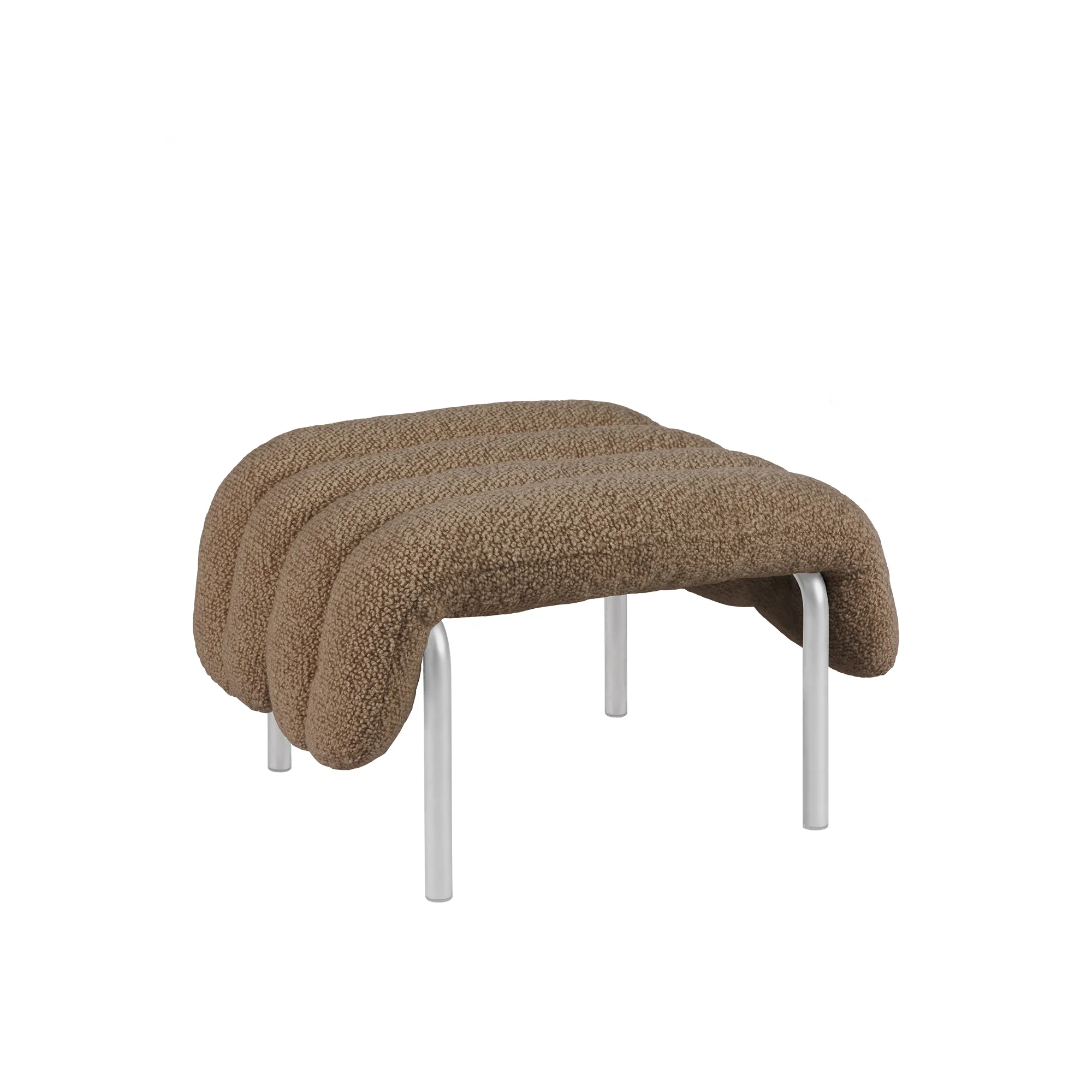 Puffy Ottoman, Stainless Steel - Image 12