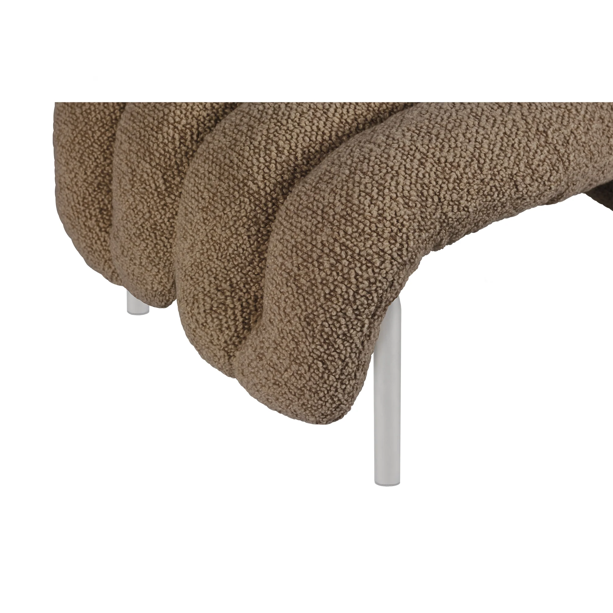 Puffy Ottoman, Stainless Steel - Image 13