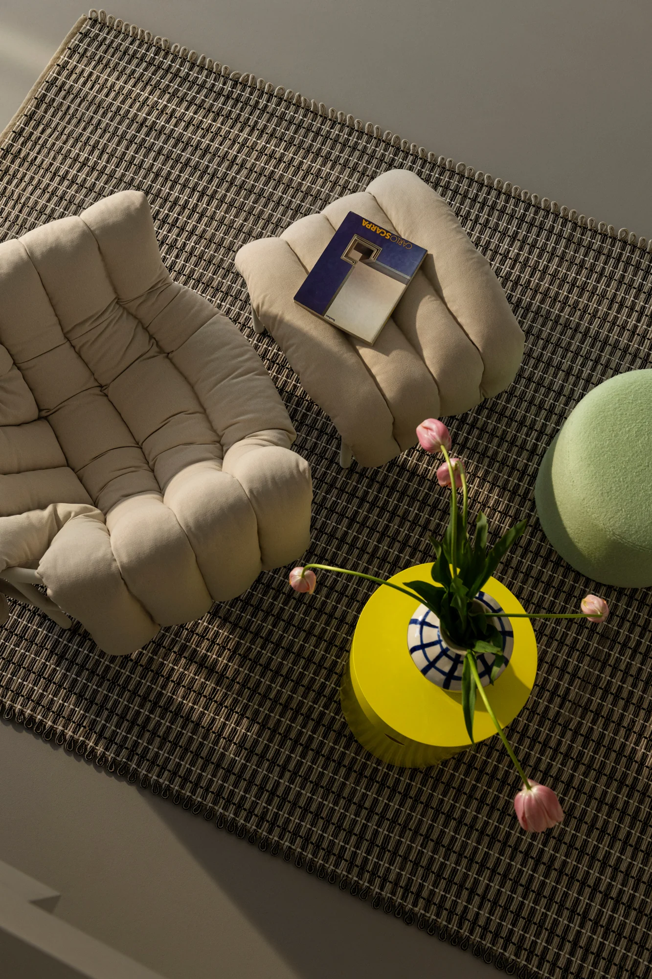 Puffy Ottoman, Stainless Steel - Image 14