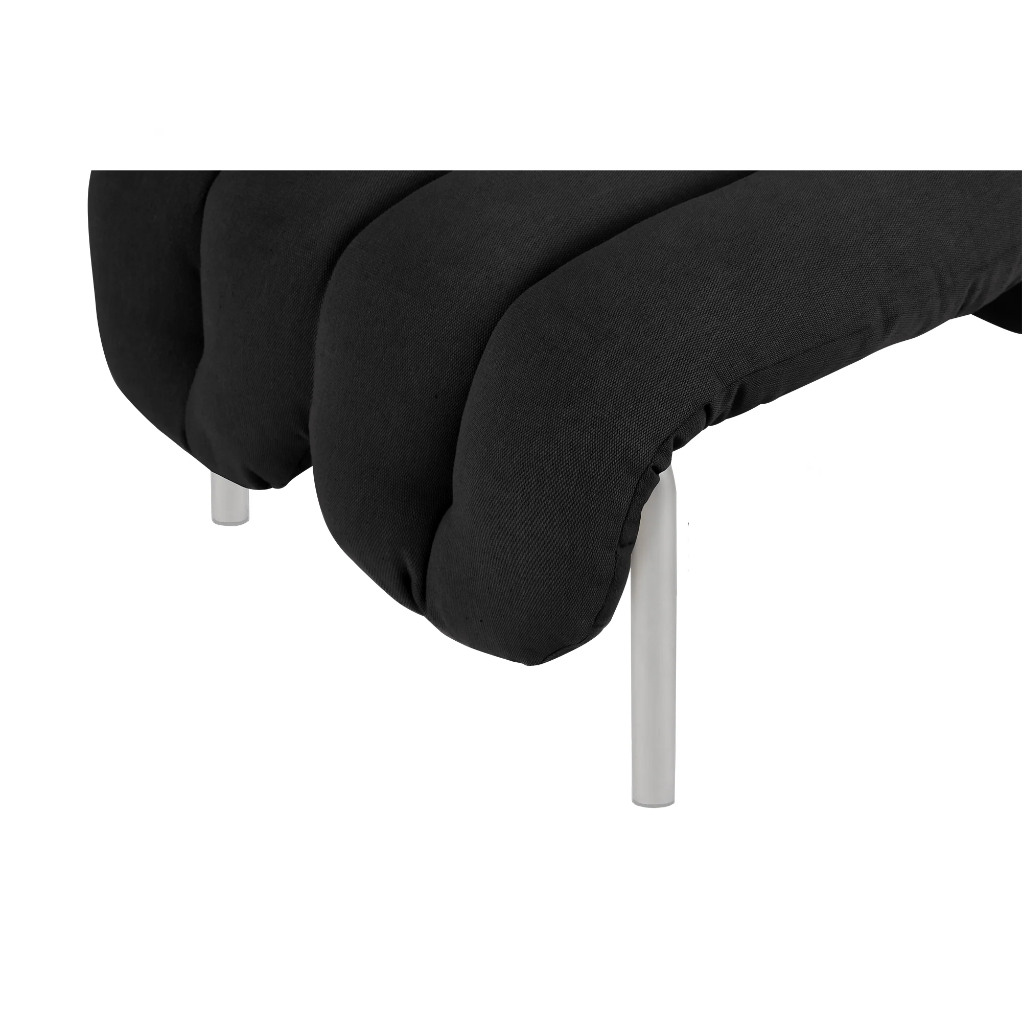 Puffy Ottoman, Stainless Steel - Image 5
