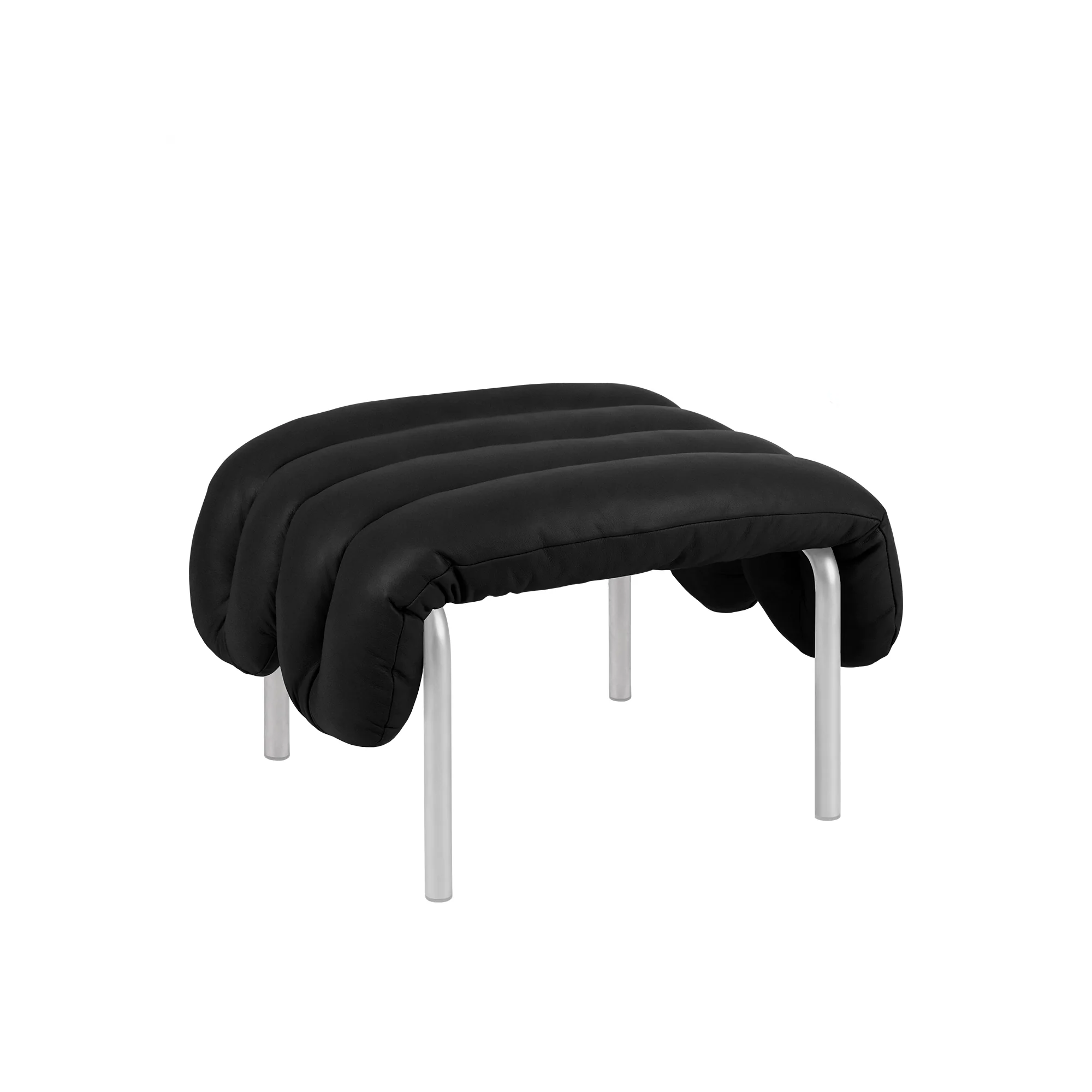 Puffy Ottoman, Stainless Steel - Image 6