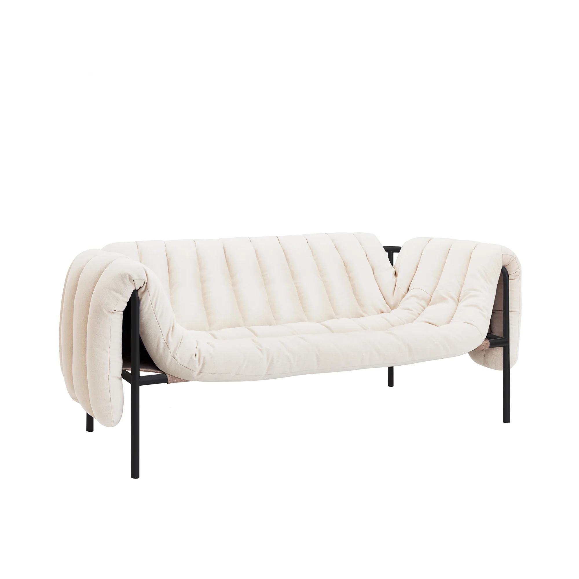 Puffy Sofa, Black Grey - Image 3