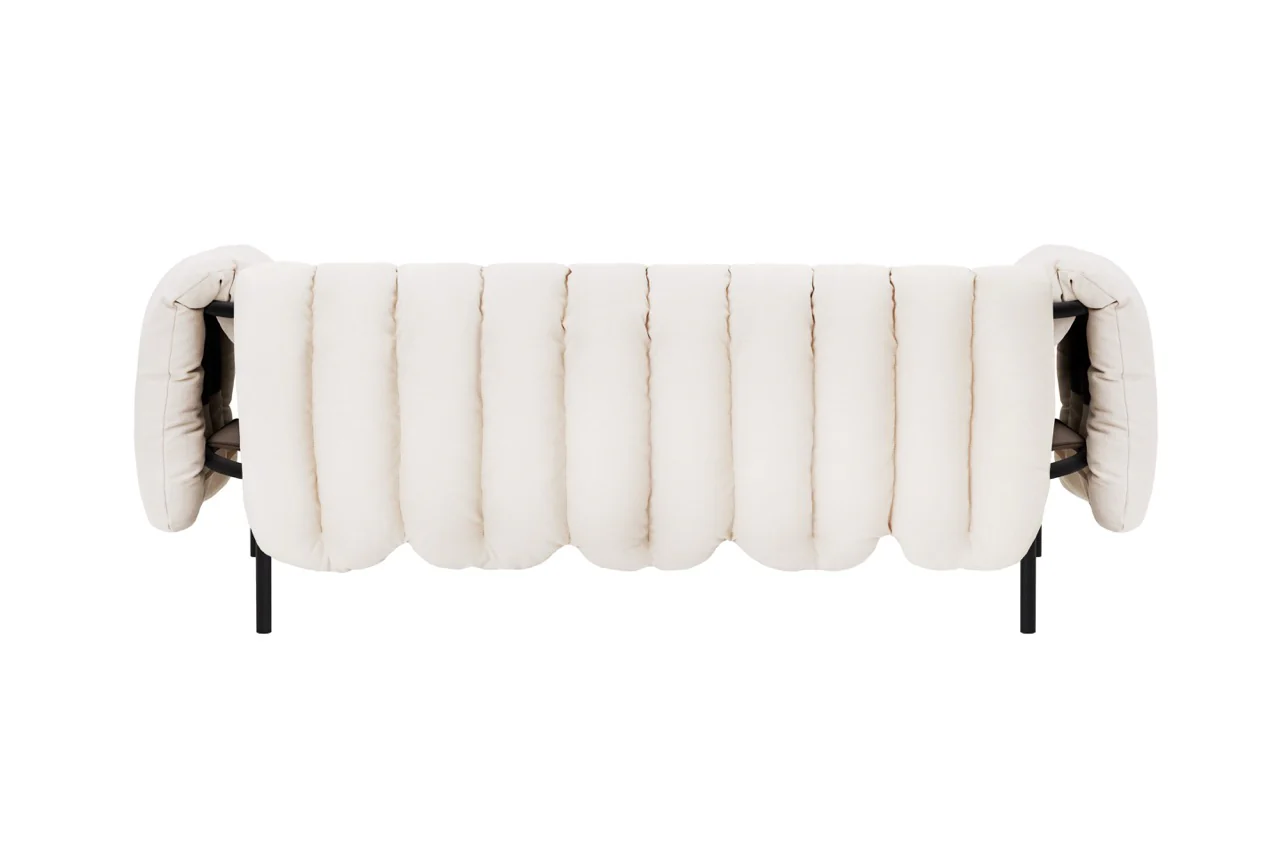 Puffy Sofa, Black Grey - Image 4