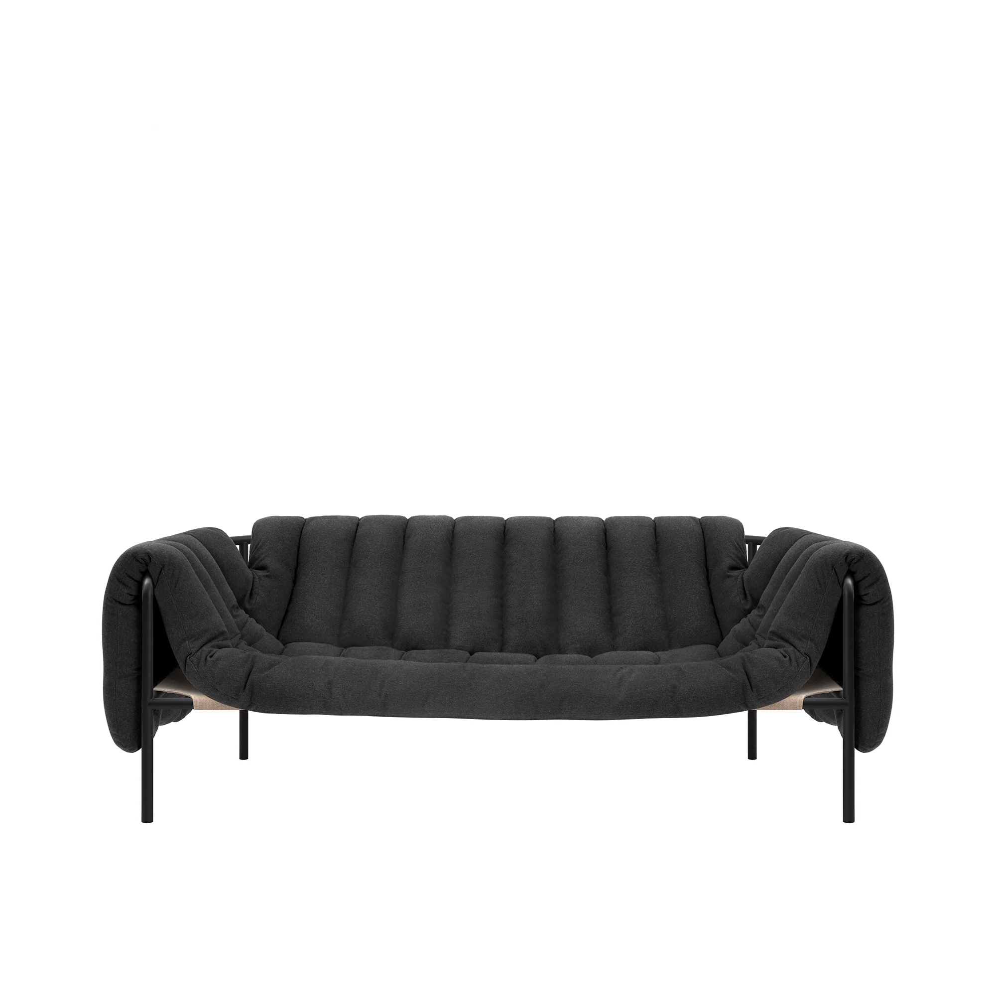 Puffy Sofa, Black Grey - Image 5