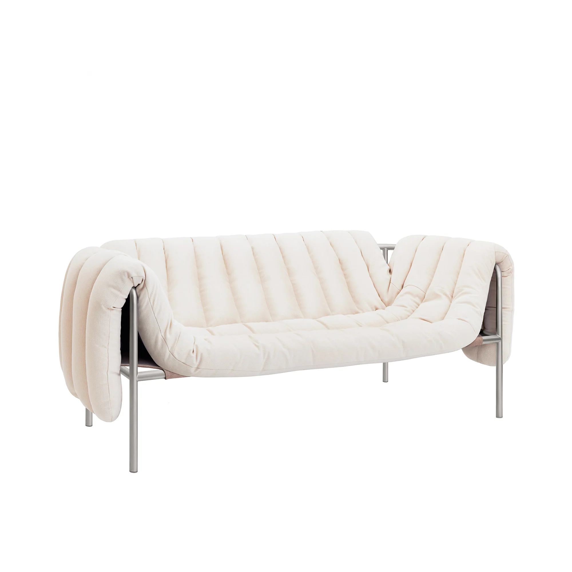 Puffy Sofa, Stainless Steel - Image 8