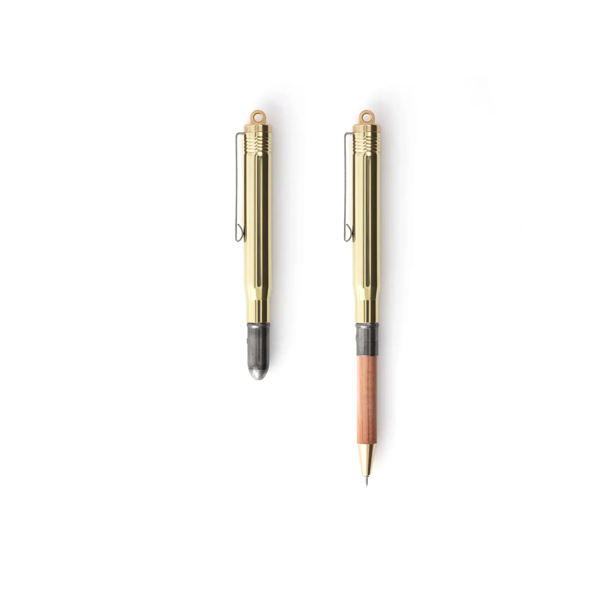 Solid Brass Ballpoint Pen by Traveler's Company - Image 2