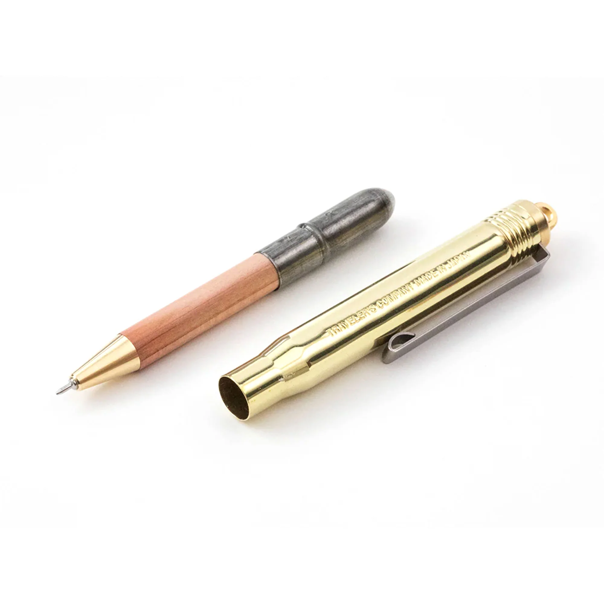 Solid Brass Ballpoint Pen by Traveler's Company - Image 3