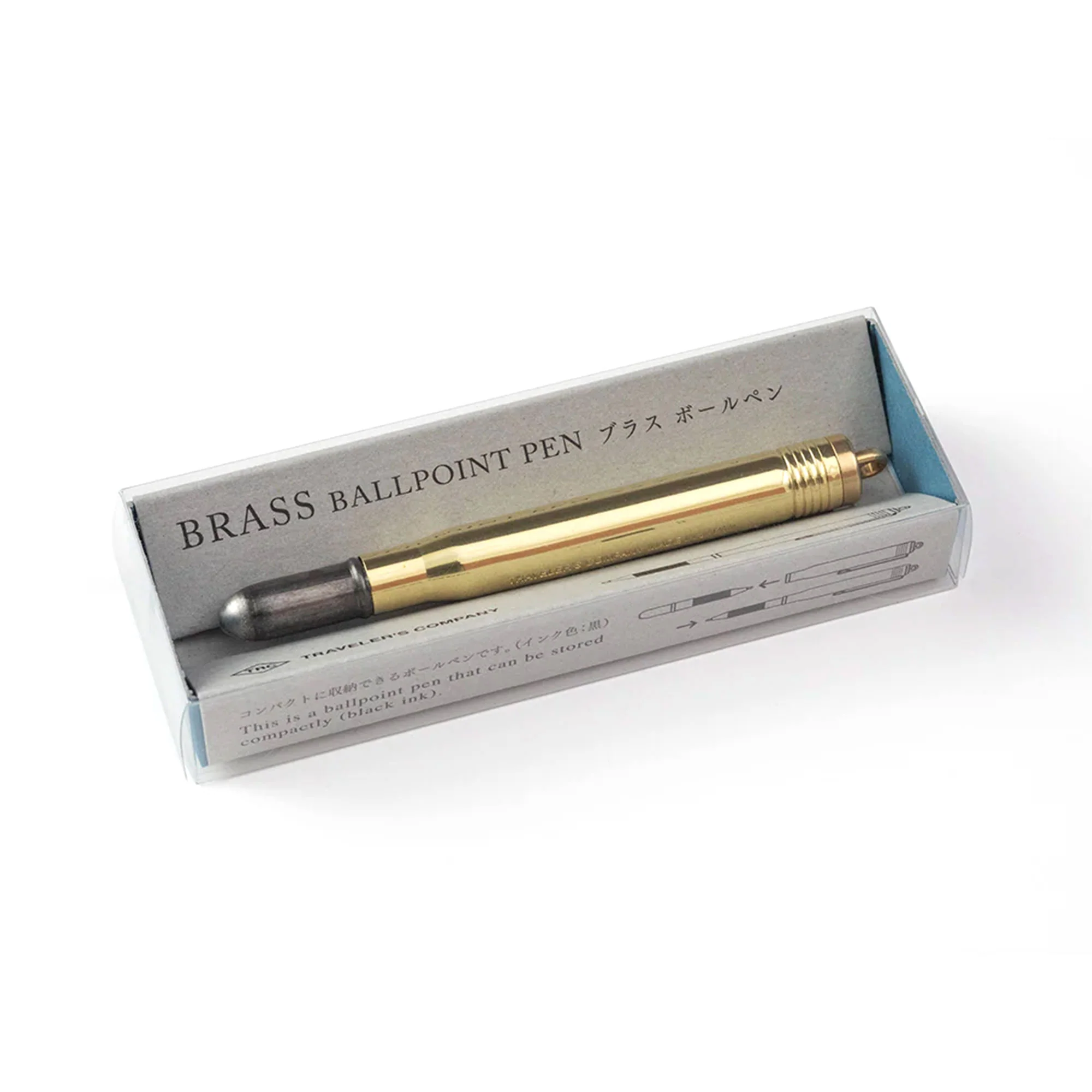 Solid Brass Ballpoint Pen by Traveler's Company - Image 4