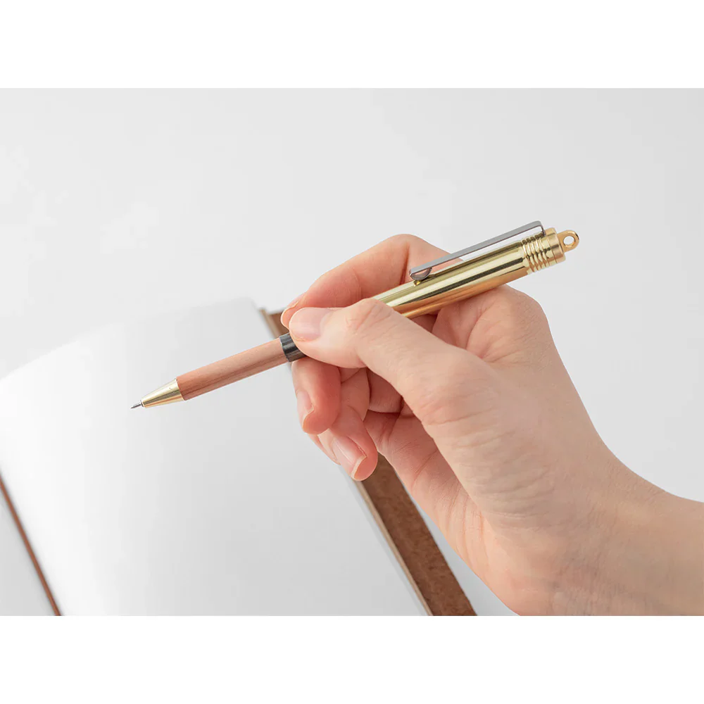 Solid Brass Ballpoint Pen by Traveler's Company - Image 5